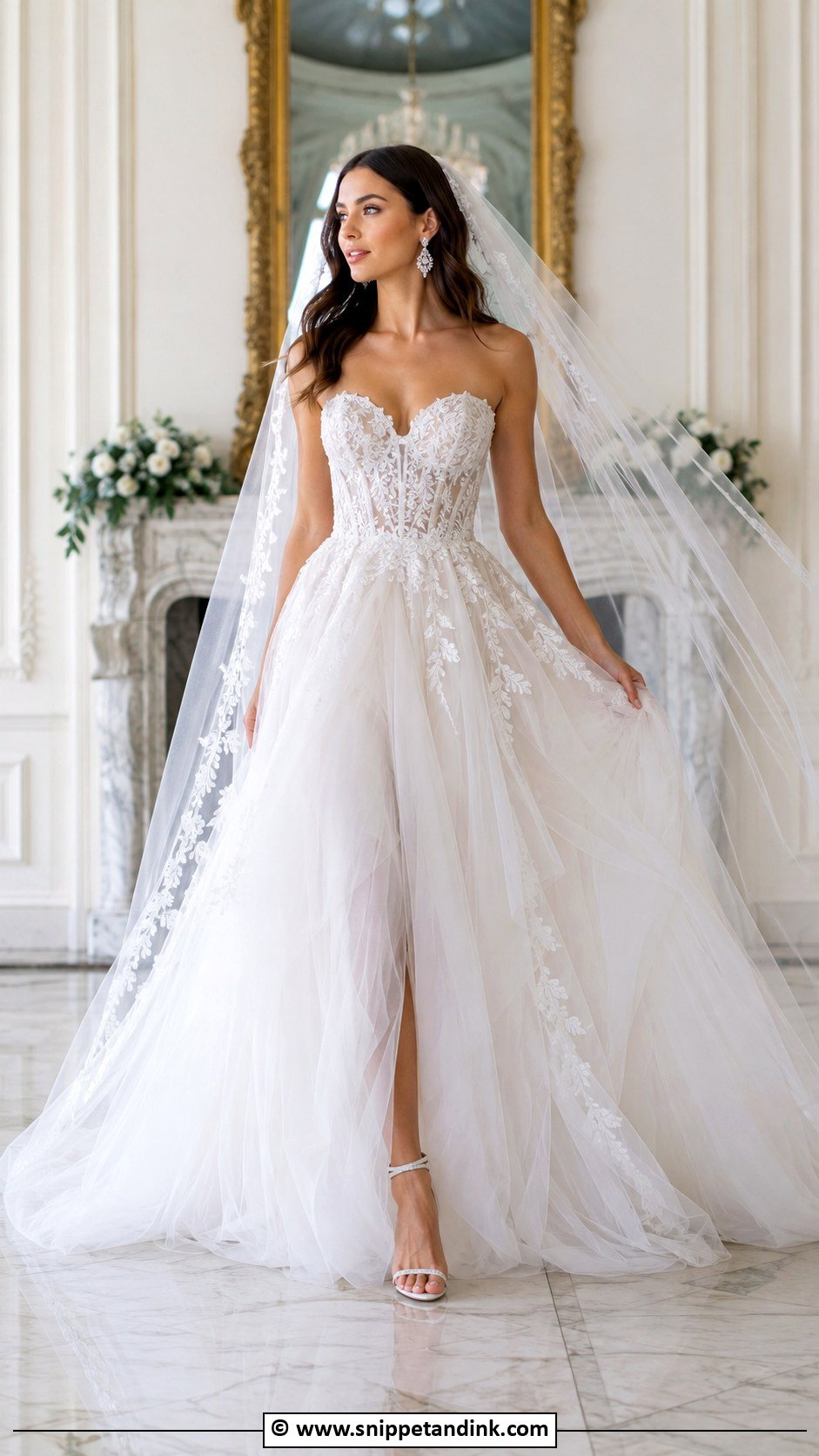 Tulle Princess Wedding Gown - Snippet and Ink - 35 Wedding Gown Ideas