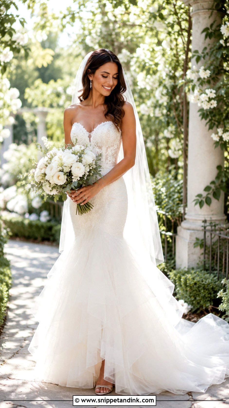 Tulle Siren Wedding Dress - Snippet and Ink - 30 Siren Wedding Dress Ideas