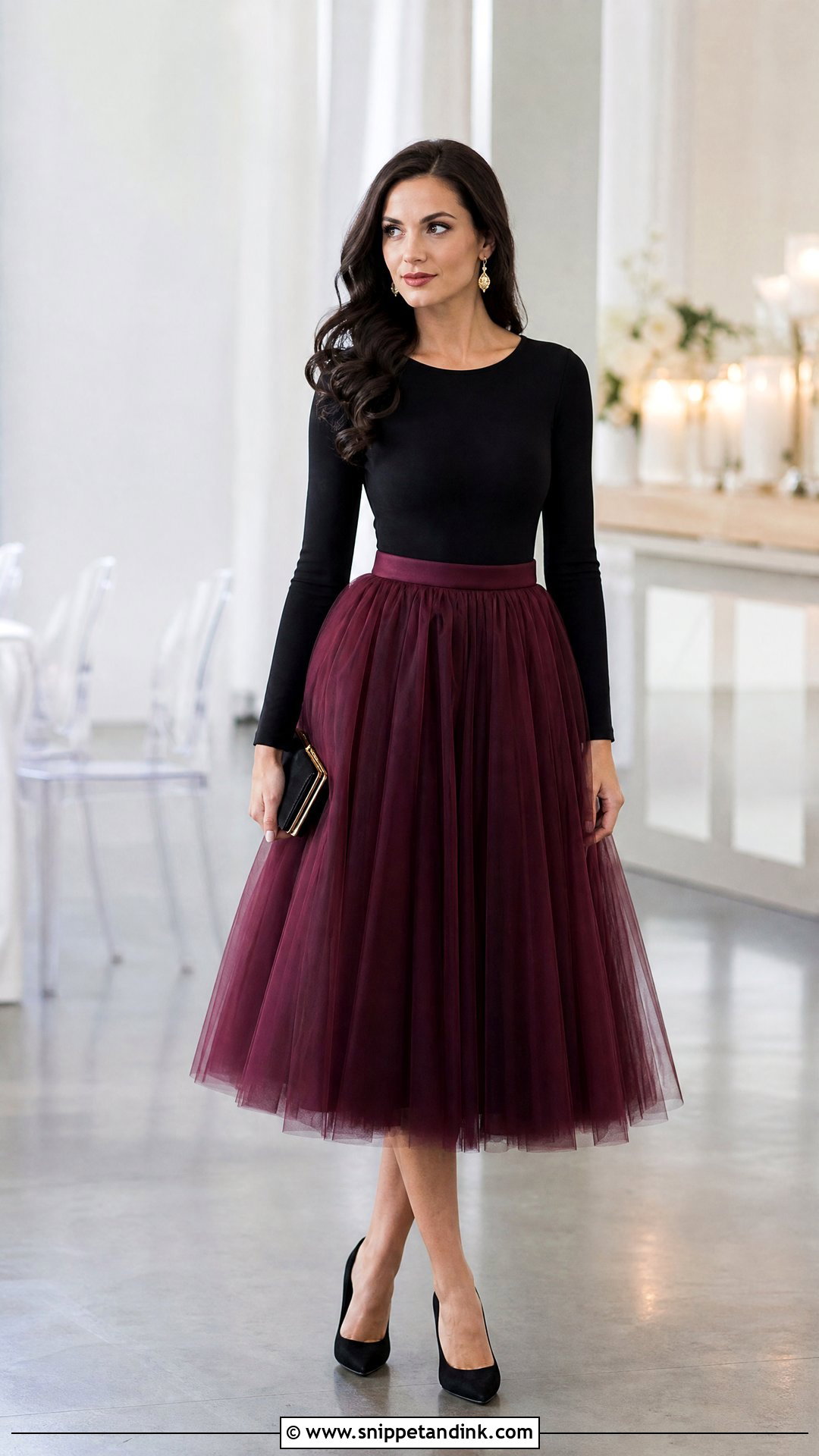 Tulle Skirt And Bodysuit Wedding Outfit - Snippet and Ink - 20 Tulle Skirt Outfit Wedding Ideas