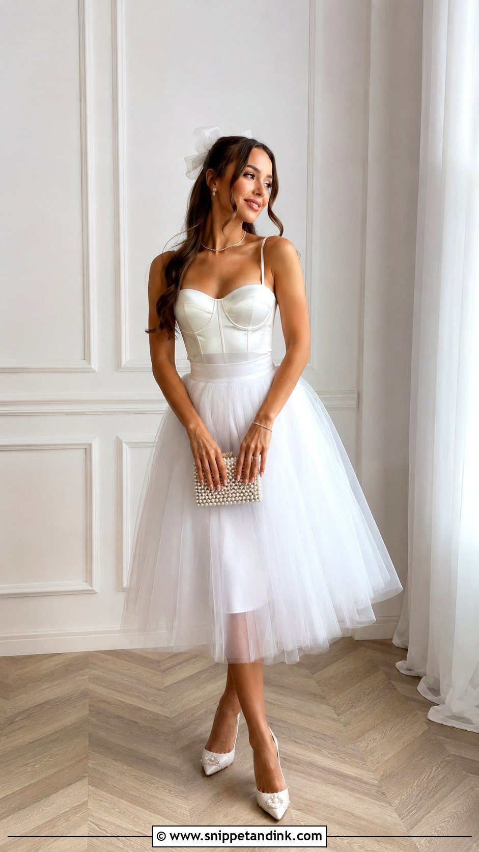 Tulle Skirt Bachelorette Outfit - Snippet and Ink - 25 Bachelorette Night Out Outfit Themes