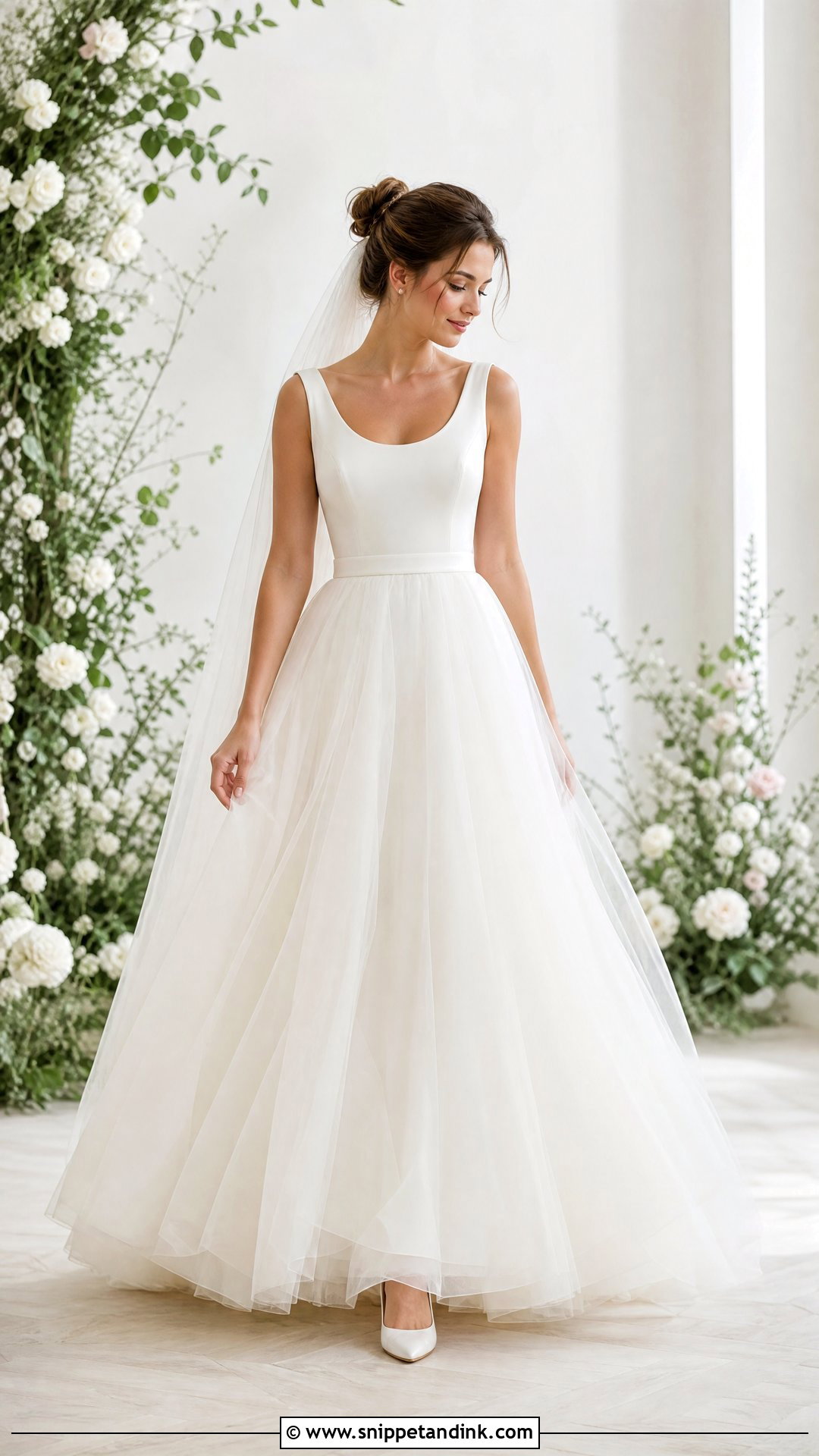 Tulle Skirt Ballgown Wedding Dress - Snippet and Ink - 20 Simple Ballgown Wedding Dress Ideas