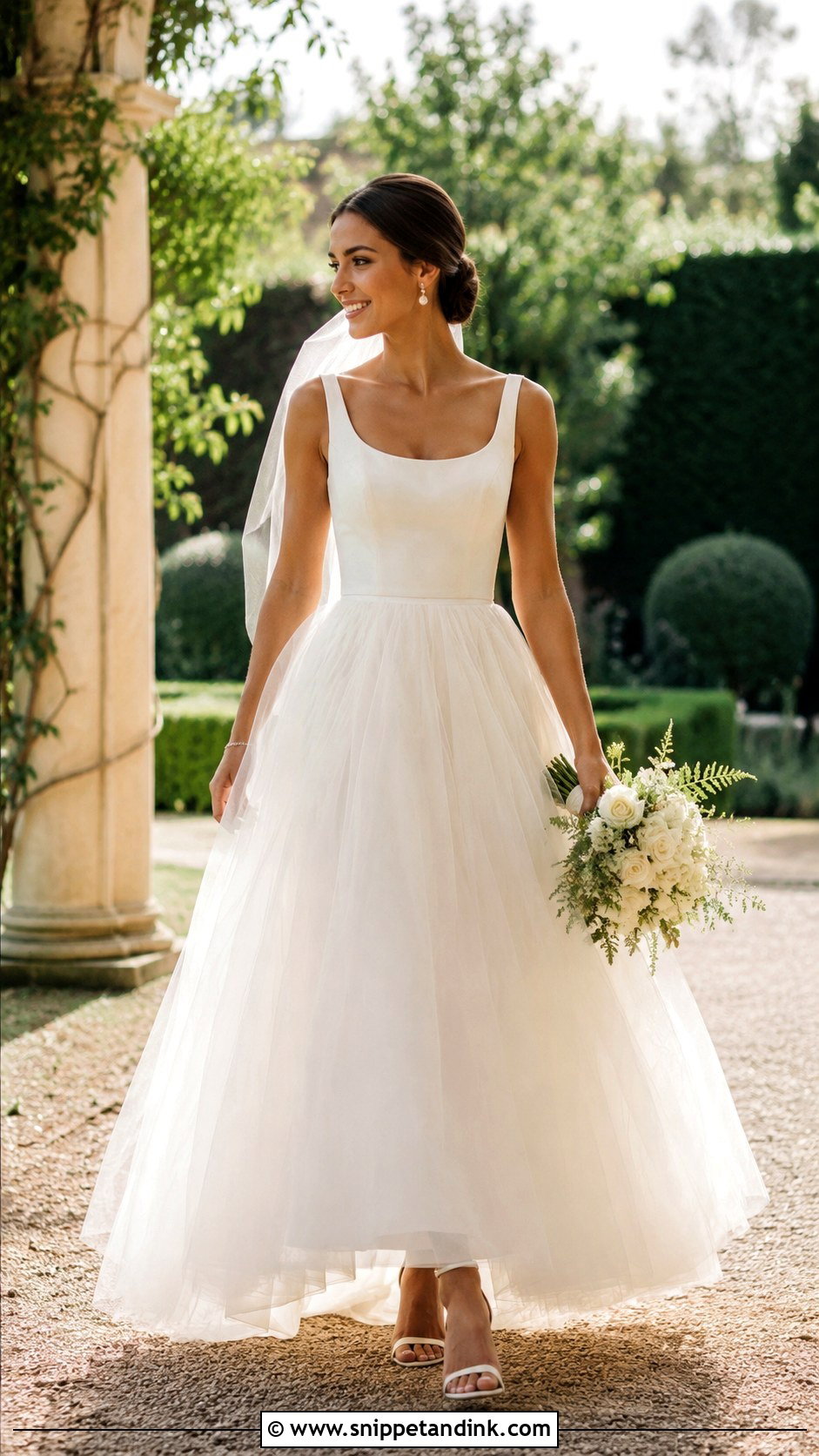Tulle Skirt Bride Outfit - Snippet and Ink - 25 Classy Bride Ideas