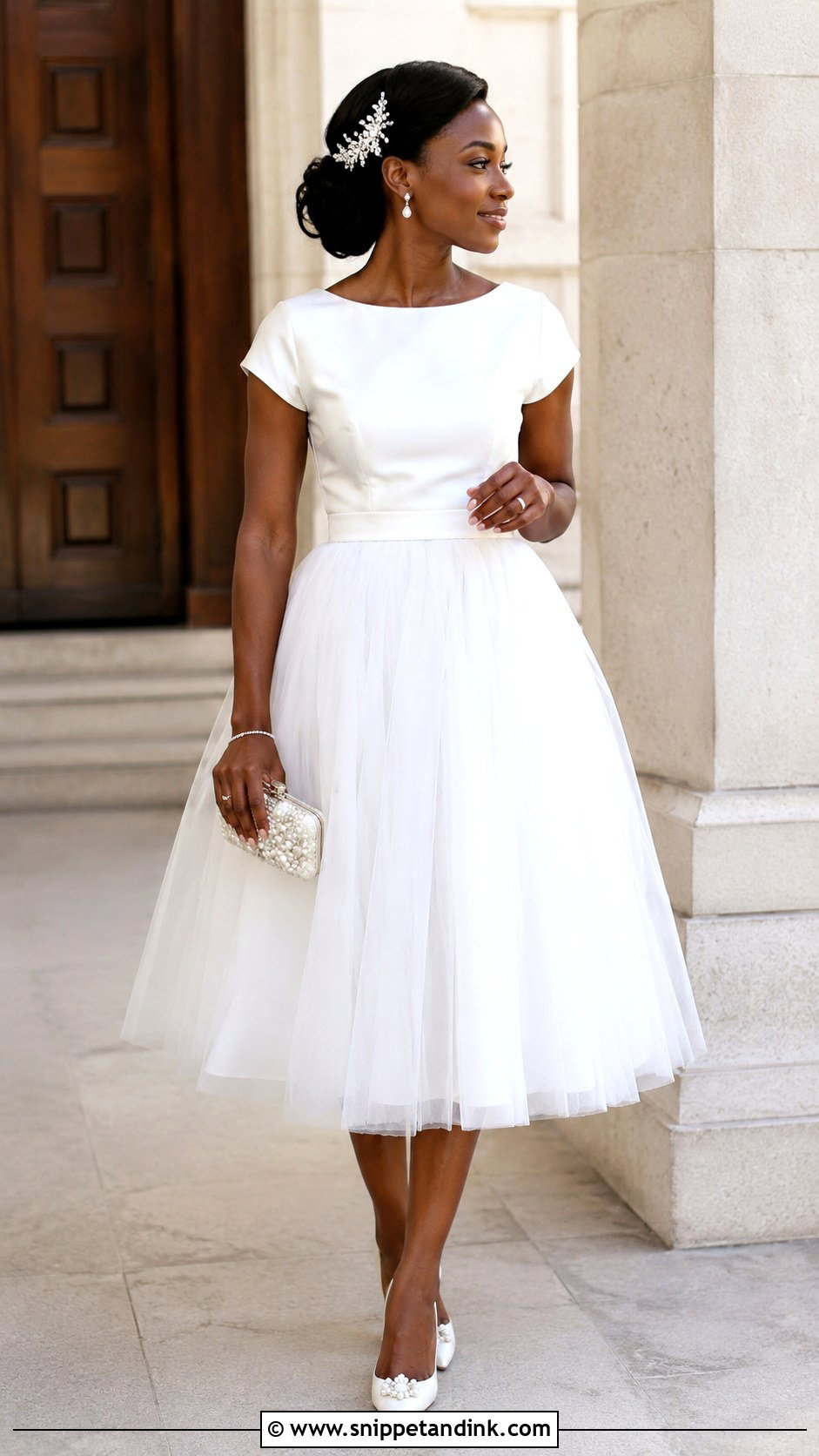 Tulle Skirt Court Wedding Outfit - Snippet and Ink - 25 Court Wedding Outfit the Bride Nigeria Ideas