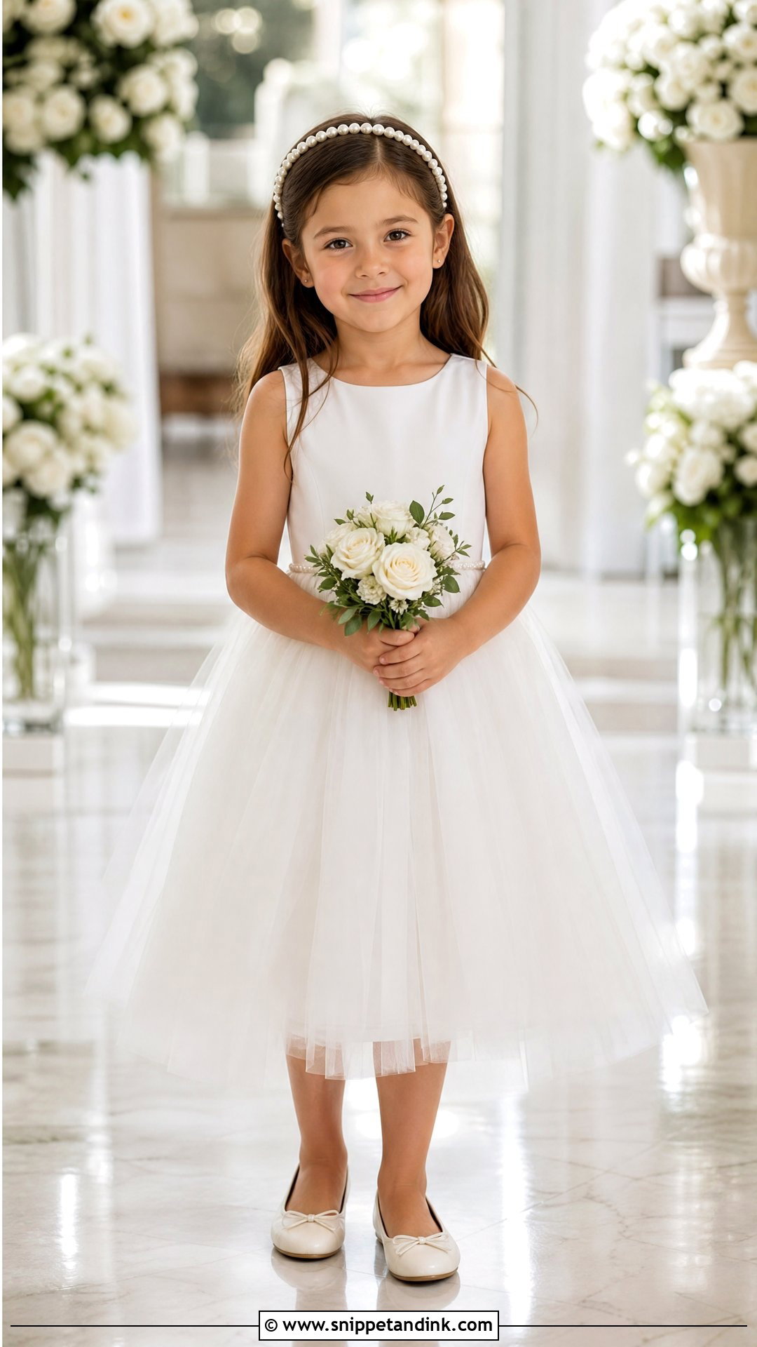 Tulle Skirt Flower Girl Dress - Snippet and Ink - 25 Girl Wedding Dress Ideas