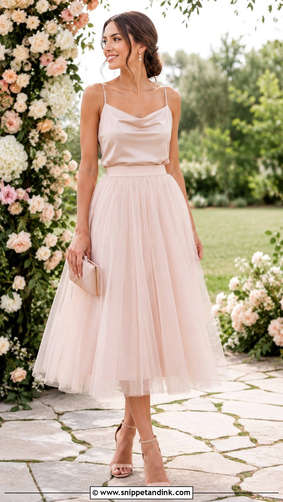 Tulle Skirt Garden Wedding Outfit - Snippet and Ink - 25 Garden Wedding Outfit Ideas