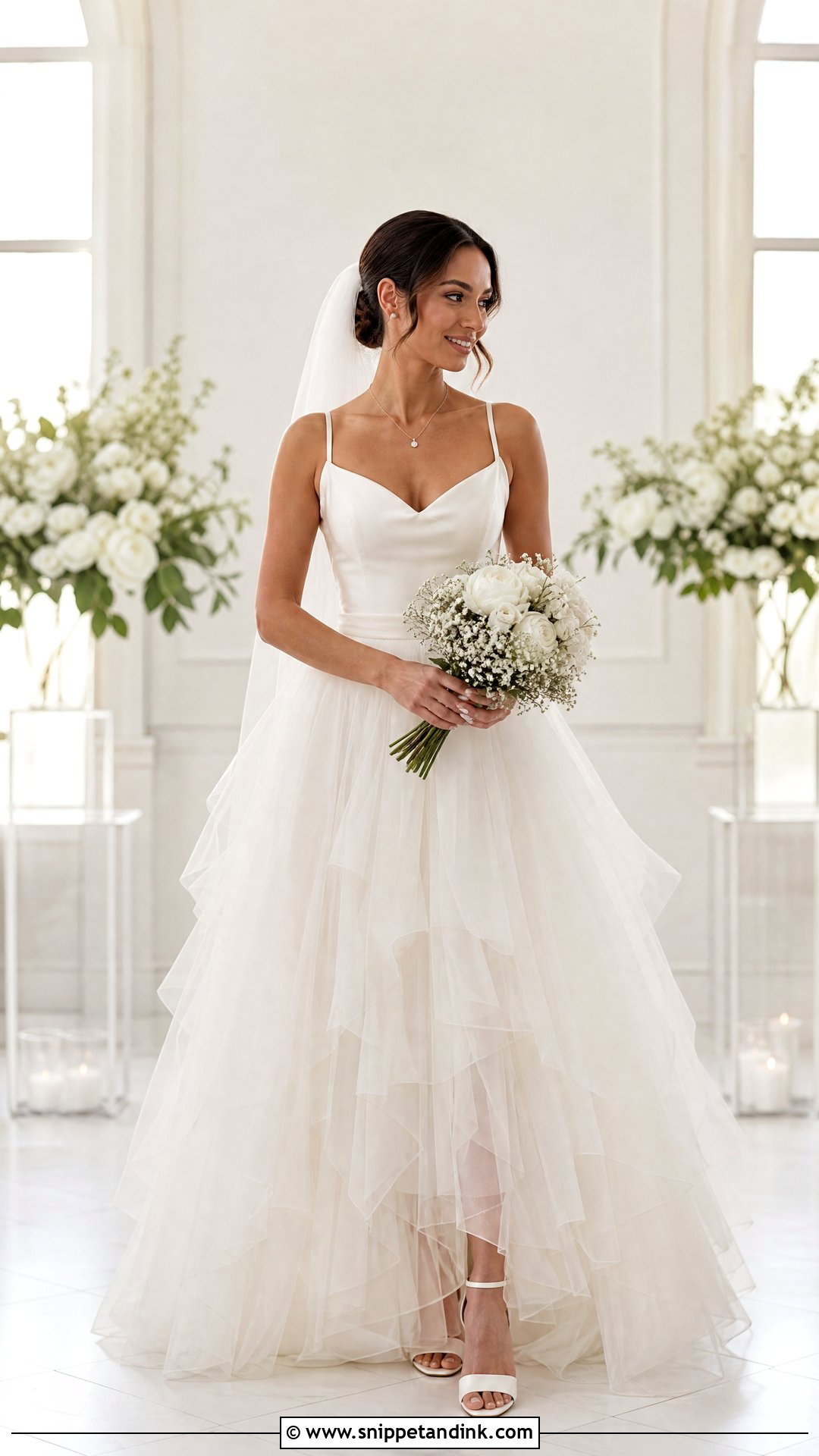 Tulle Skirt Homemade Wedding Dress - Snippet and Ink - 20 Homemade Wedding Dress Ideas