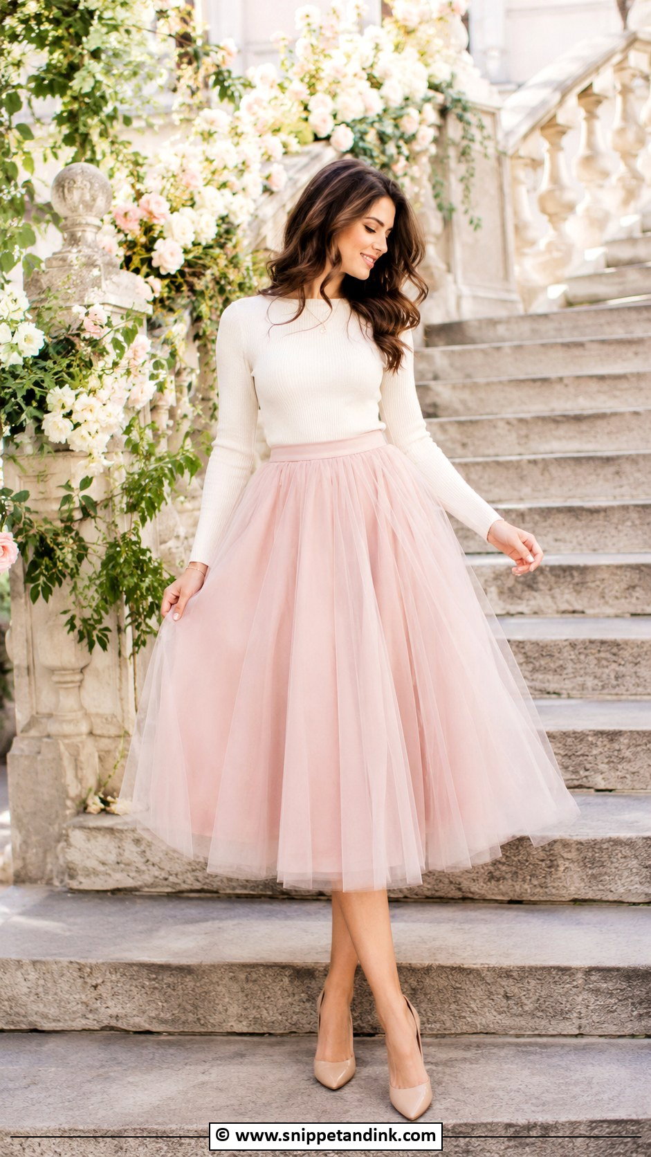 Tulle Skirt Prewedding Outfit - Snippet and Ink - 30 Prewedding Outfit Ideas