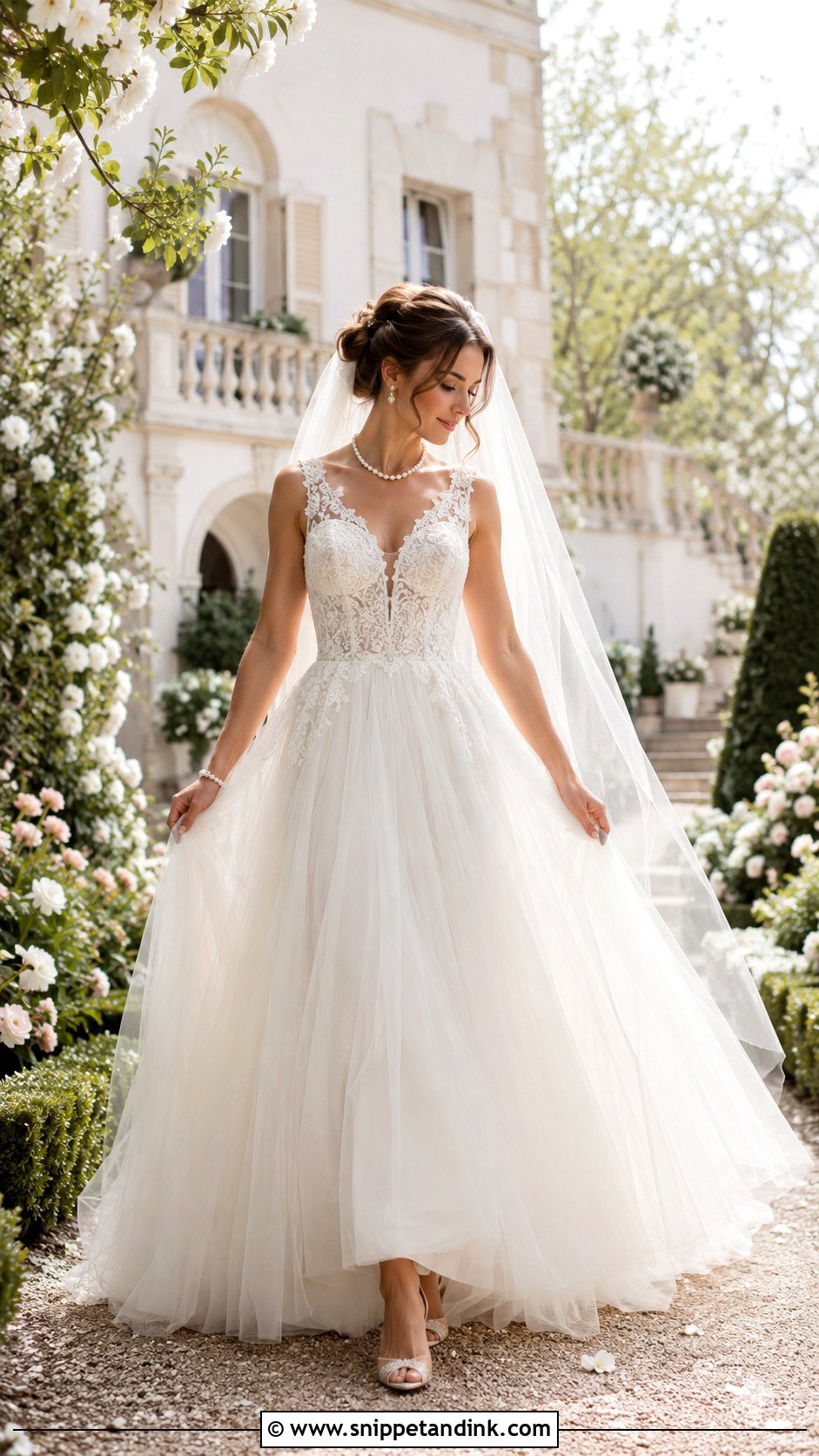 Tulle Skirt Wedding Dress - Snippet and Ink - 25 Classic Elegant Wedding Dress Ideas