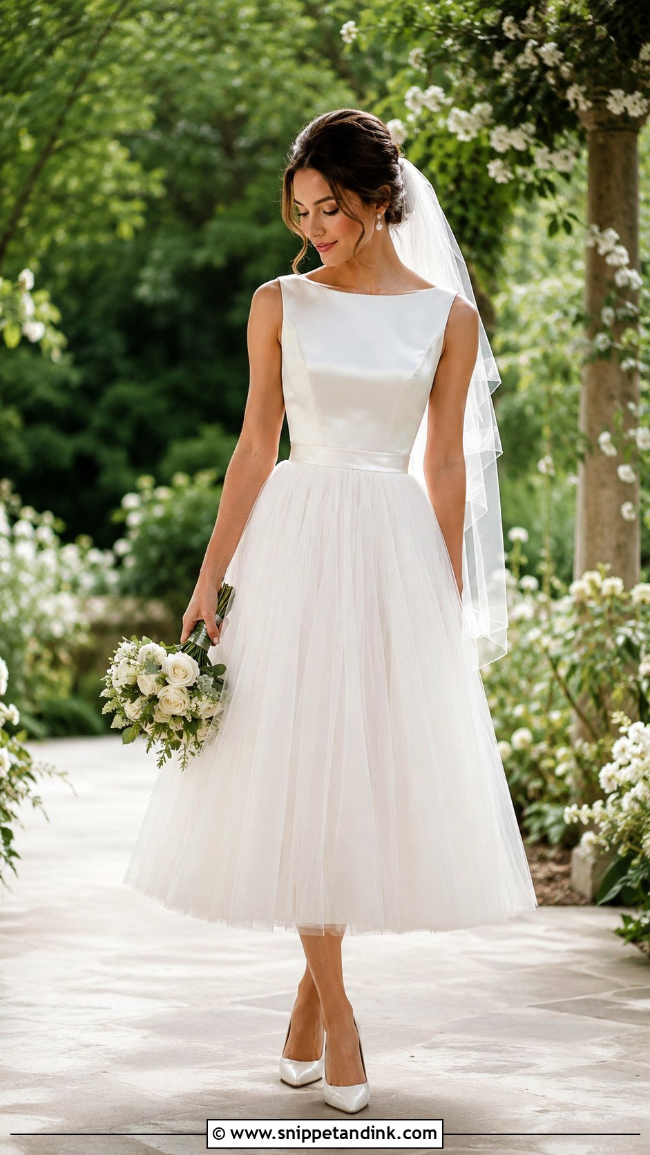 Tulle Skirt Wedding Dress - Snippet and Ink - 25 Intimate Wedding Dress Ideas
