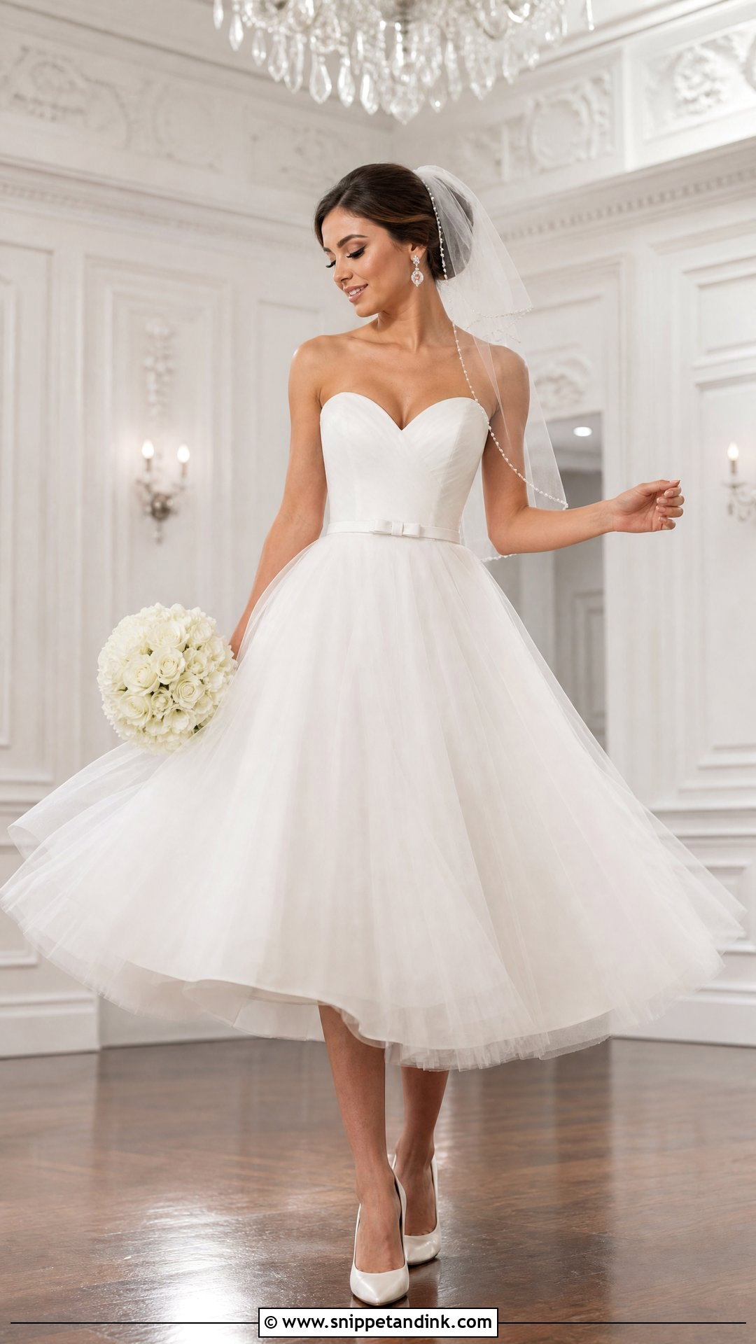Tulle Teacup Wedding Dress - Snippet and Ink - 20 Teacup Wedding Dress Ideas
