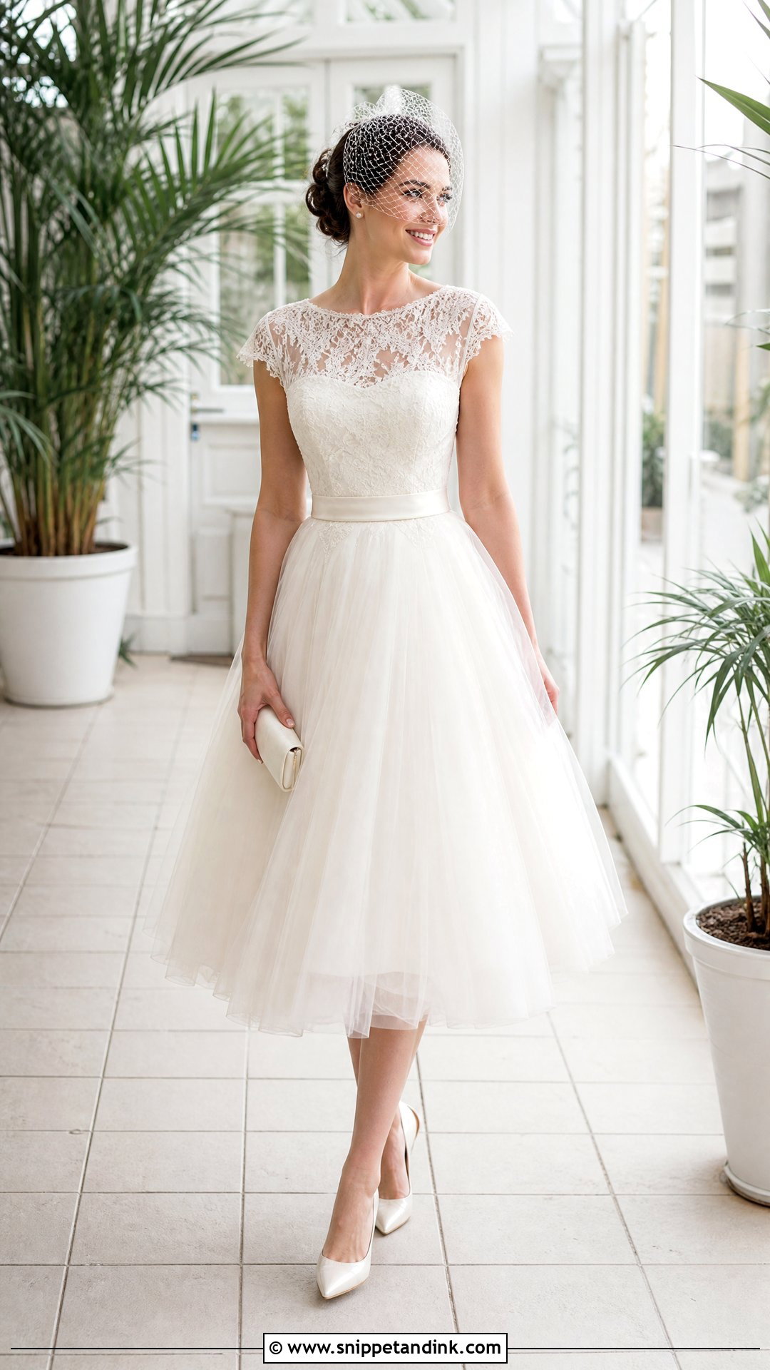 Tulle Vintage 50s Wedding Dress - Snippet and Ink - 20 Vintage 50s Wedding Dresses