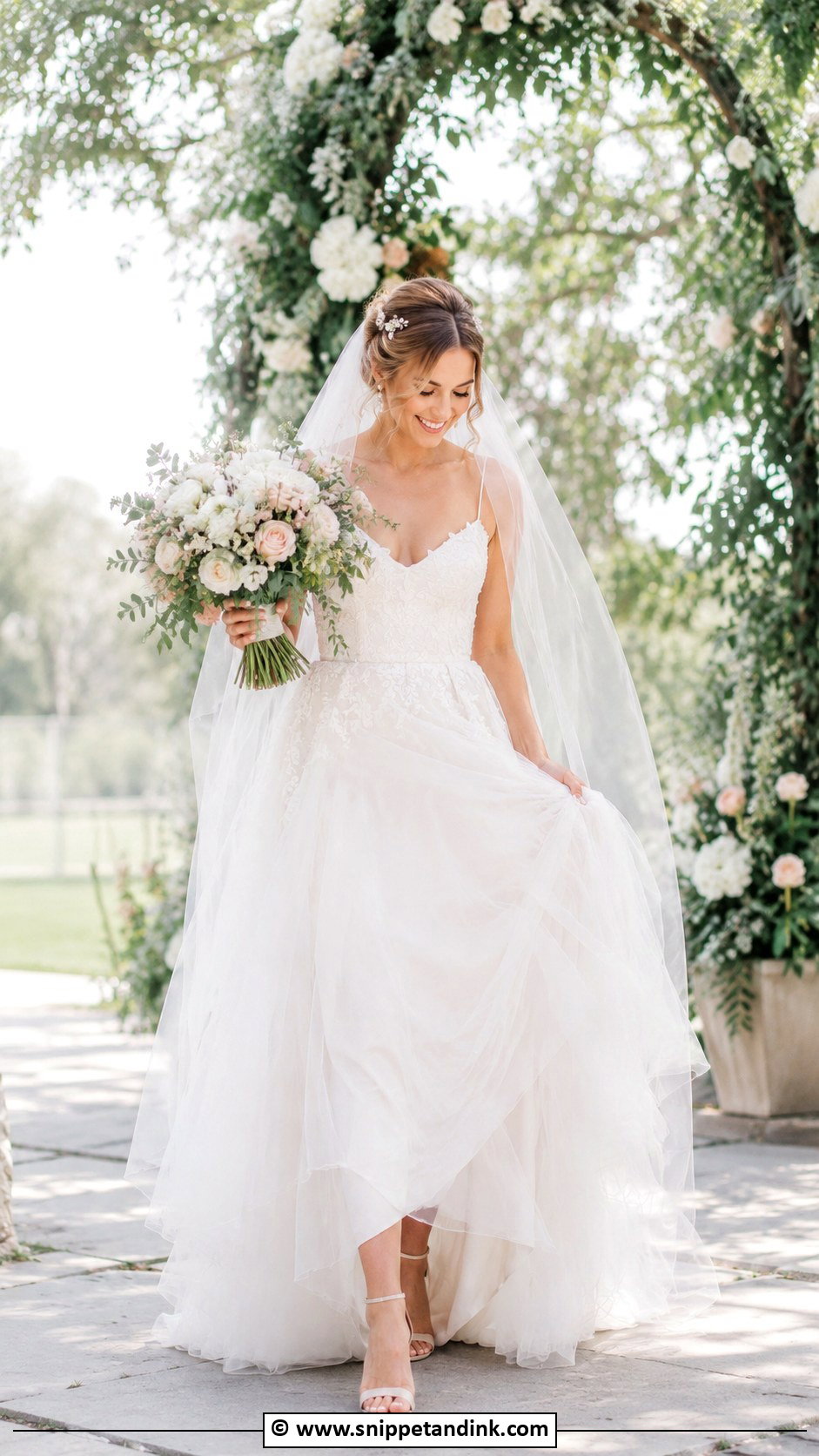 Tulle Wedding Dress - Snippet and Ink - 30 Bridal Dress Fashion Ideas