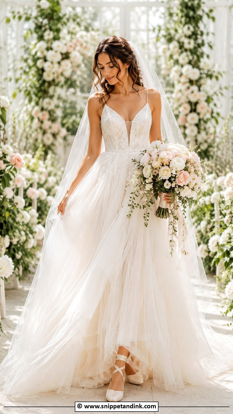Tulle Wedding Dress - Snippet and Ink - 35 Wedding Dress Styles