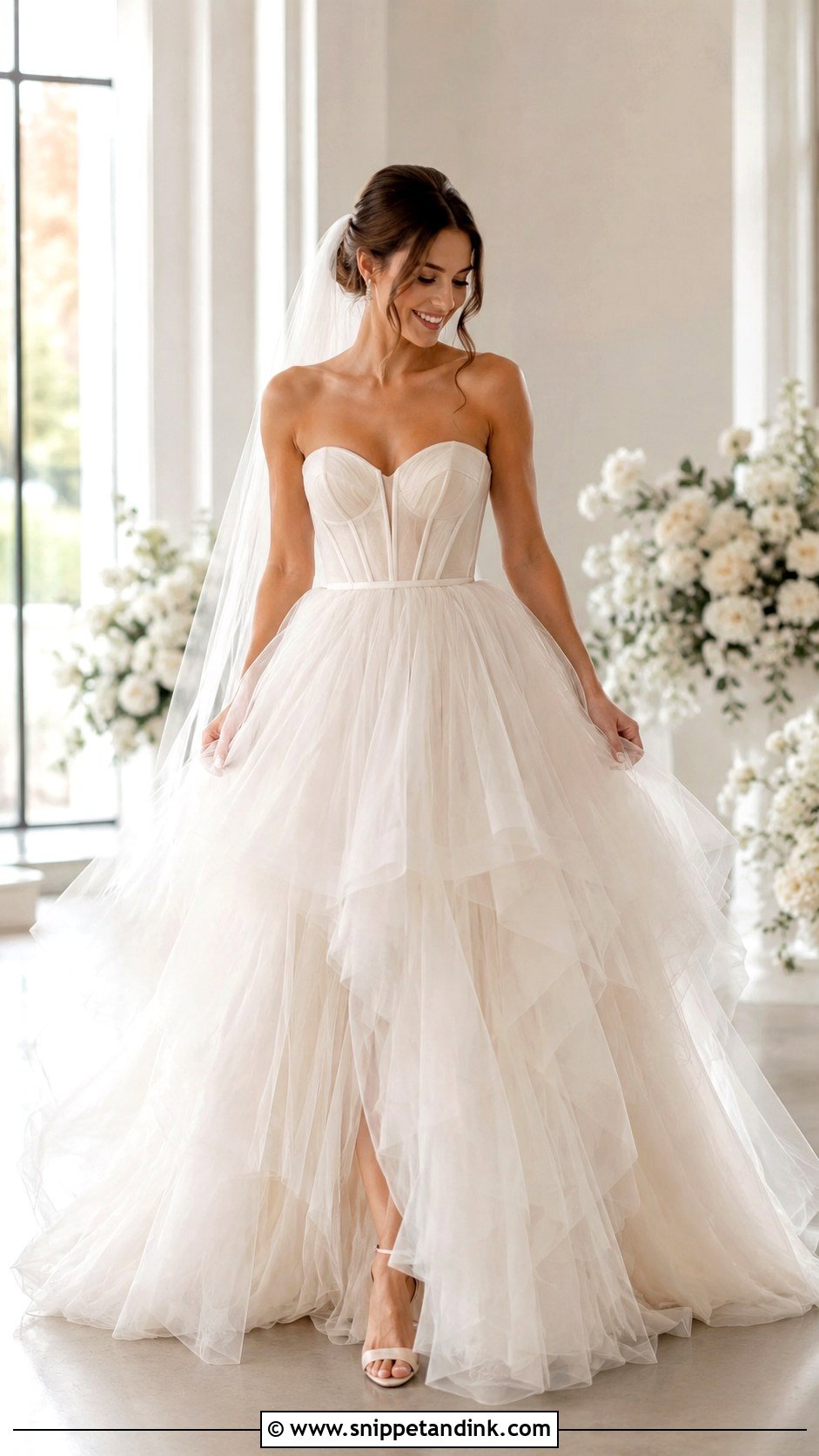 Tulle Wedding Dress - Snippet and Ink - 30 Best Wedding Dresses