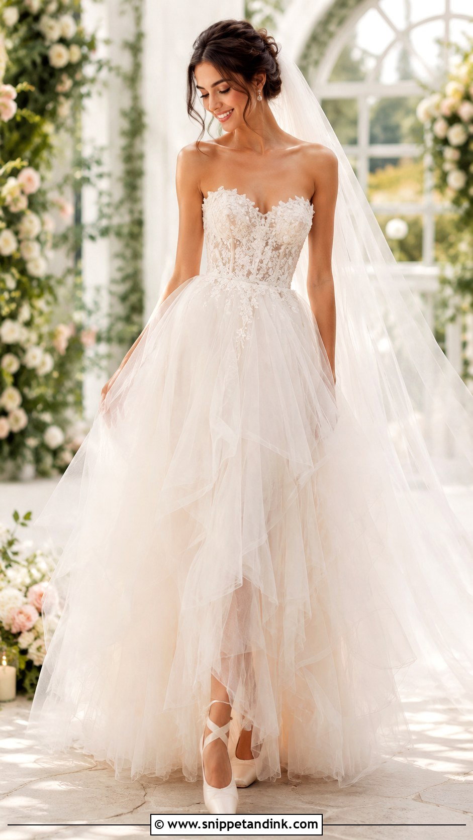 Tulle Wedding Dress - Snippet and Ink - 30 Fancy Wedding Dresses