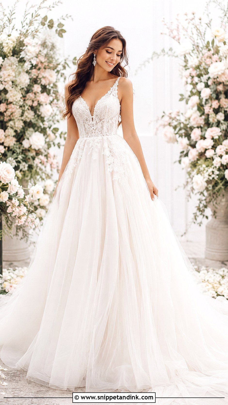 Tulle Wedding Dress - Snippet and Ink - 30 Wedding Dress Design Ideas