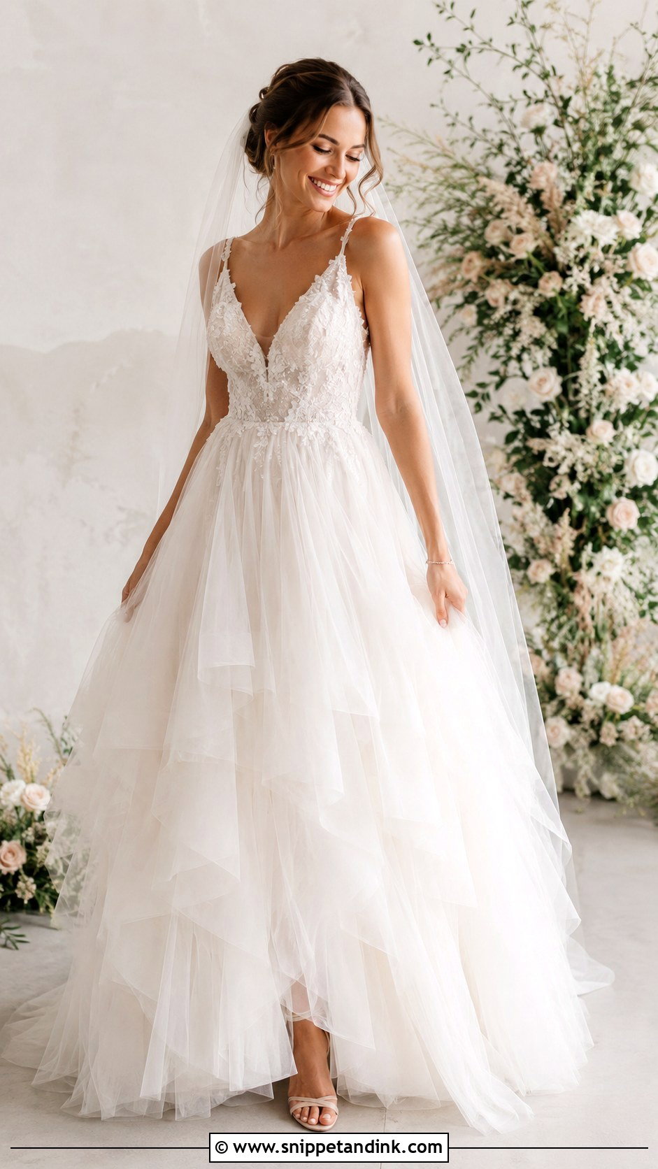Tulle Wedding Dress - Snippet and Ink - 30 Wedding Dresses Aesthetic