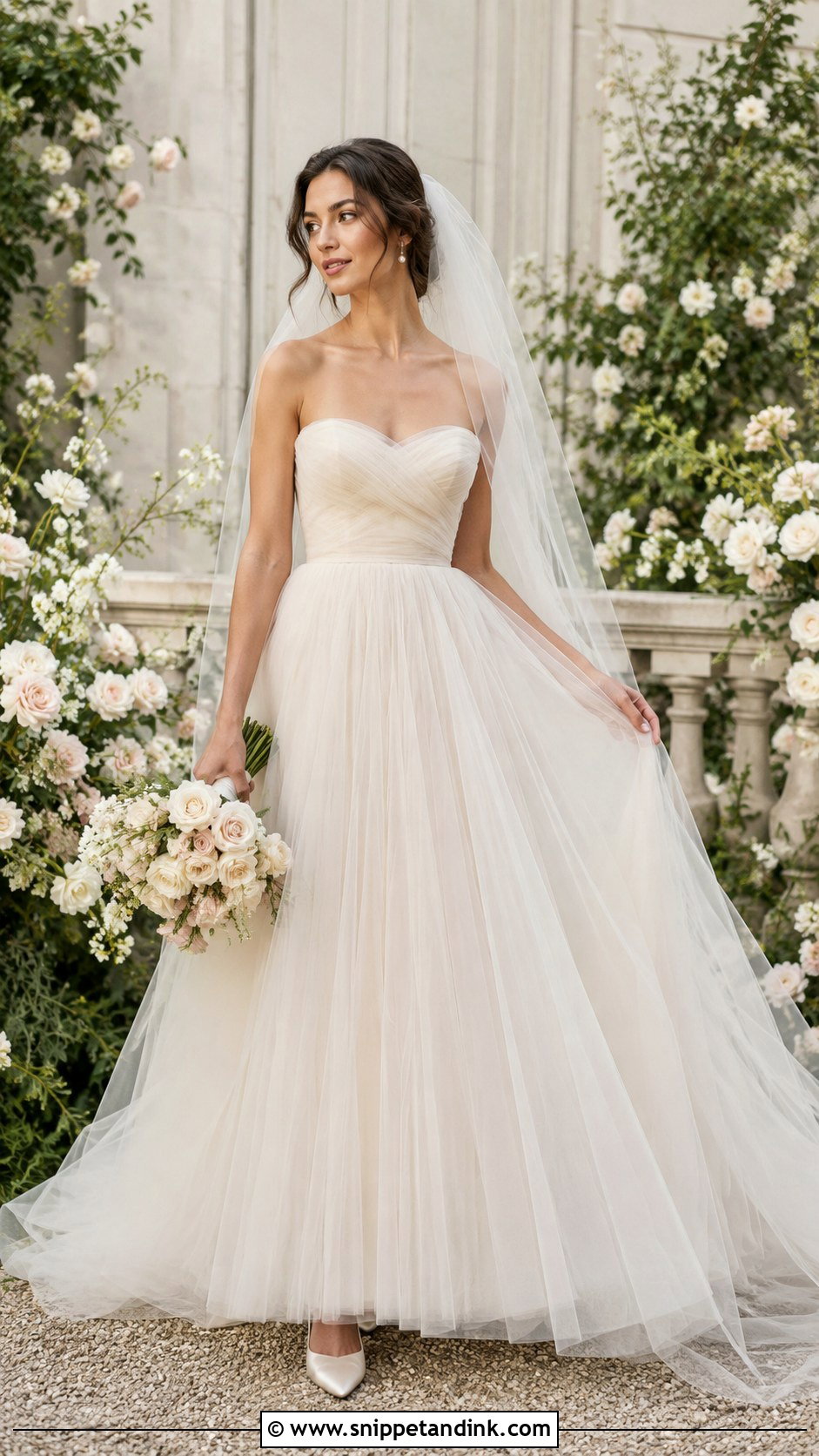 Tulle Wedding Dress - Snippet and Ink - 25 Modern Timeless Wedding Dress Ideas