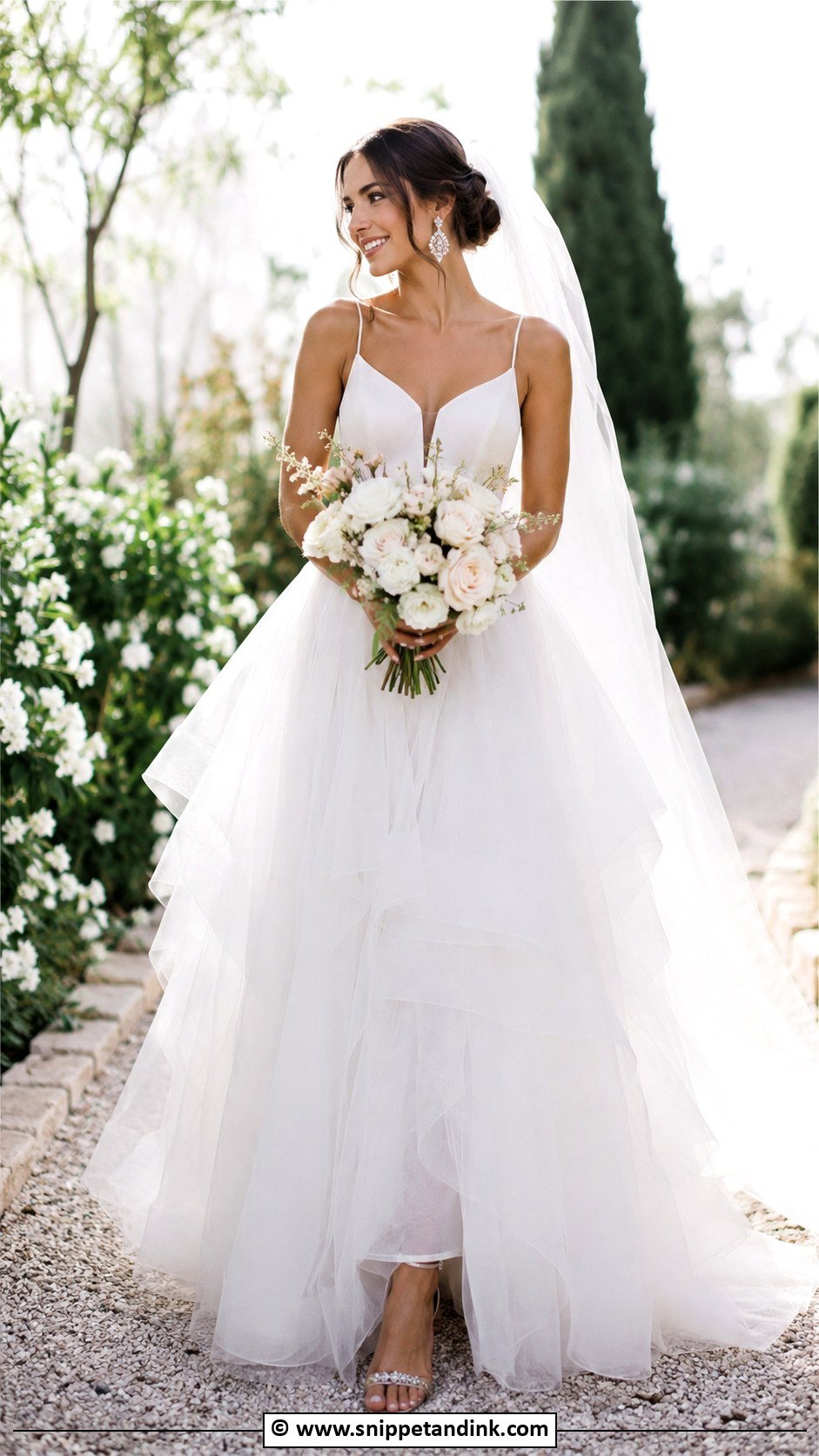 Tulle Wedding Dress - Snippet and Ink - 30 Stylish Wedding Dresses