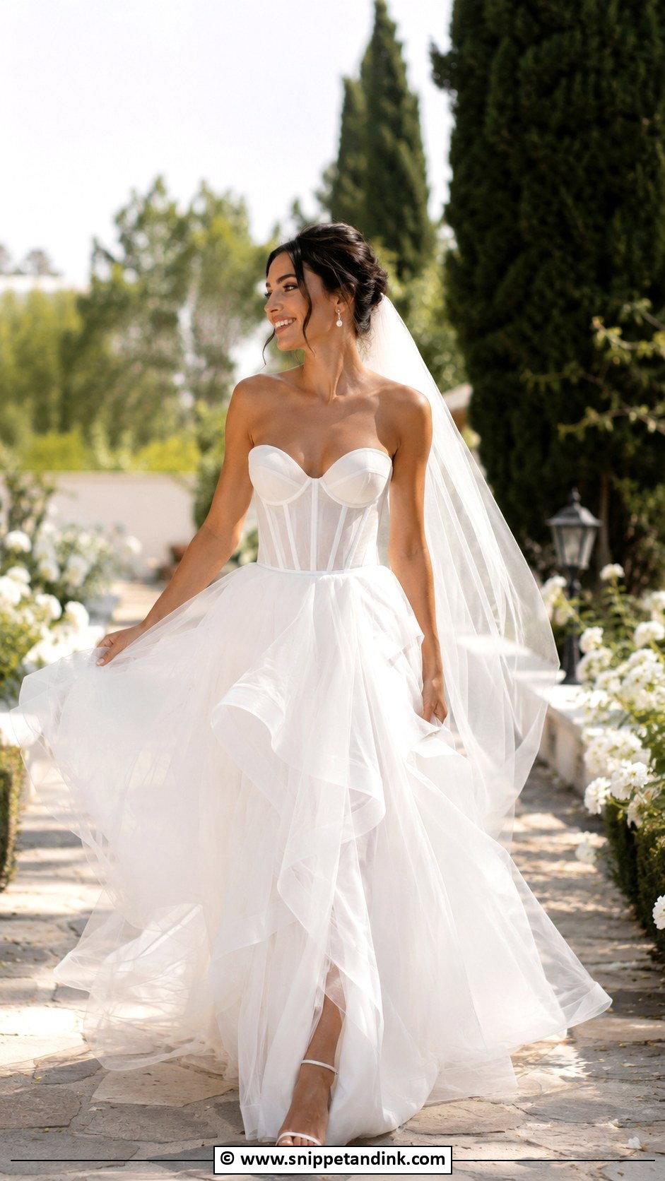 Tulle Wedding Dress - Snippet and Ink - 30 Wedding Dresses 2024
