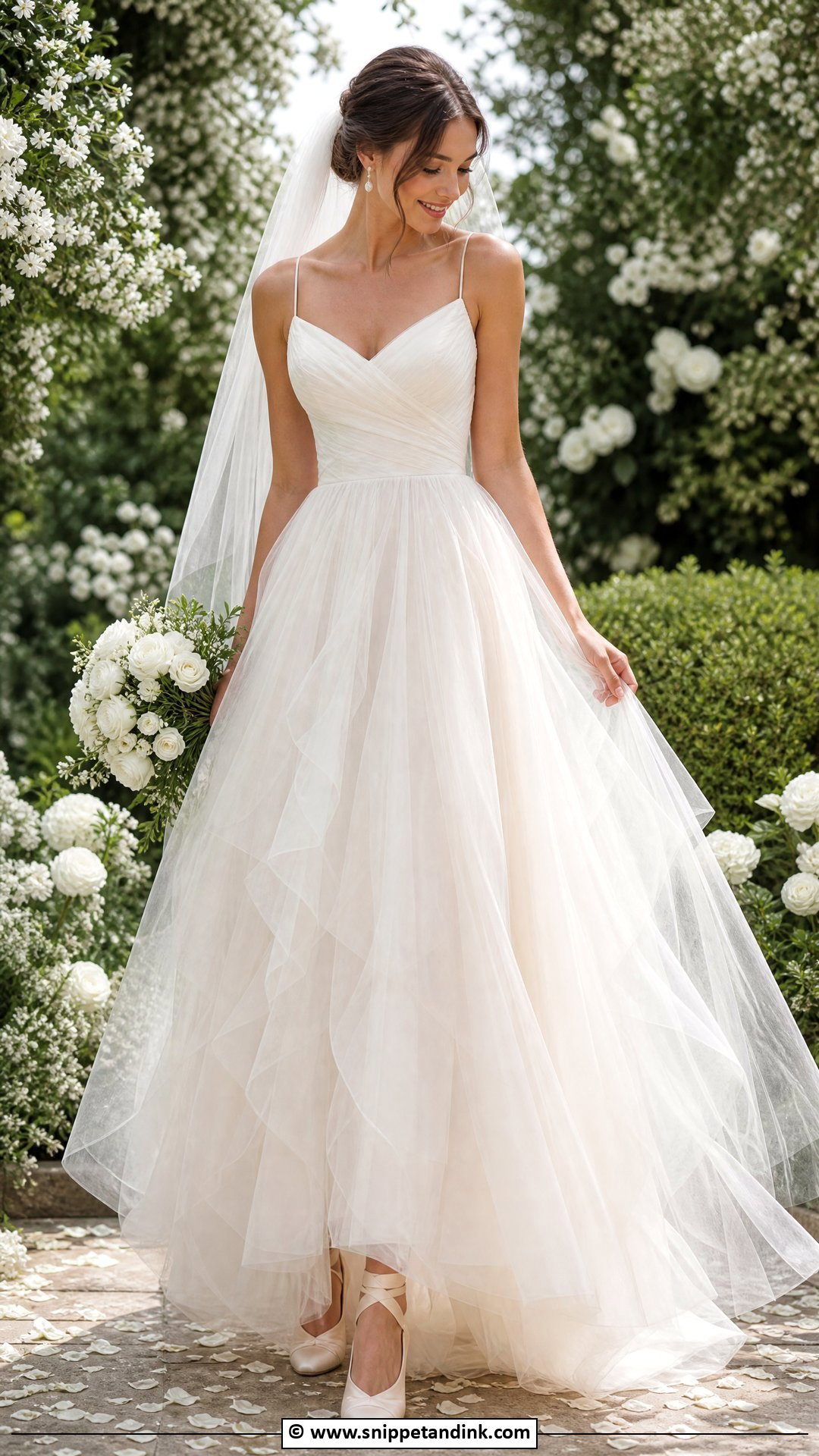 Tulle Wedding Dress - Snippet and Ink - 35 Elegant Wedding Dress Ideas