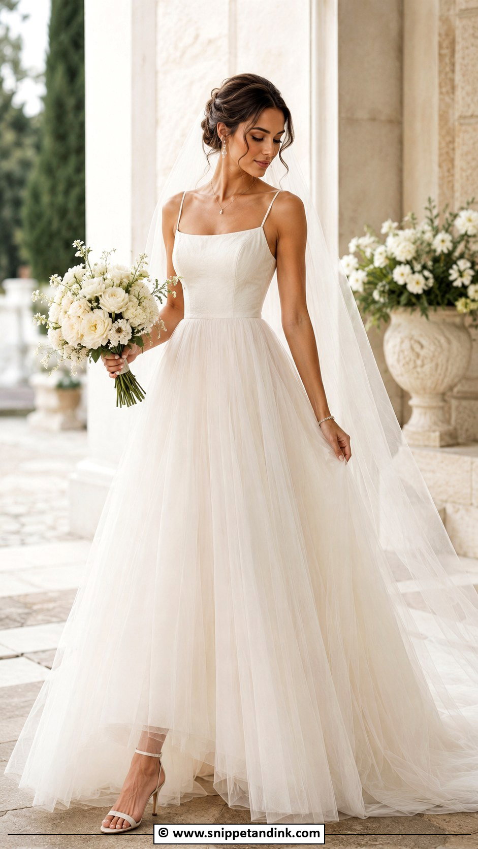 Tulle Wedding Dress - Snippet and Ink - 35 Timeless Wedding Dress Ideas