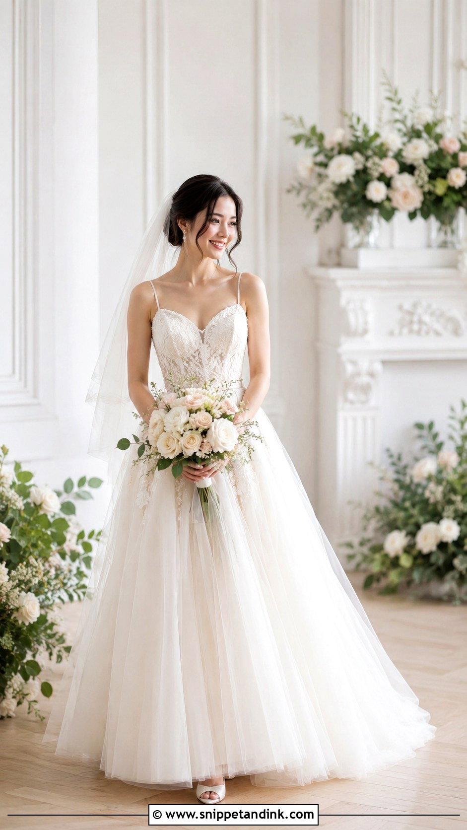 Tulle Wedding Dress For Short Brides - Snippet and Ink - 30 Wedding Dresses for Short Brides