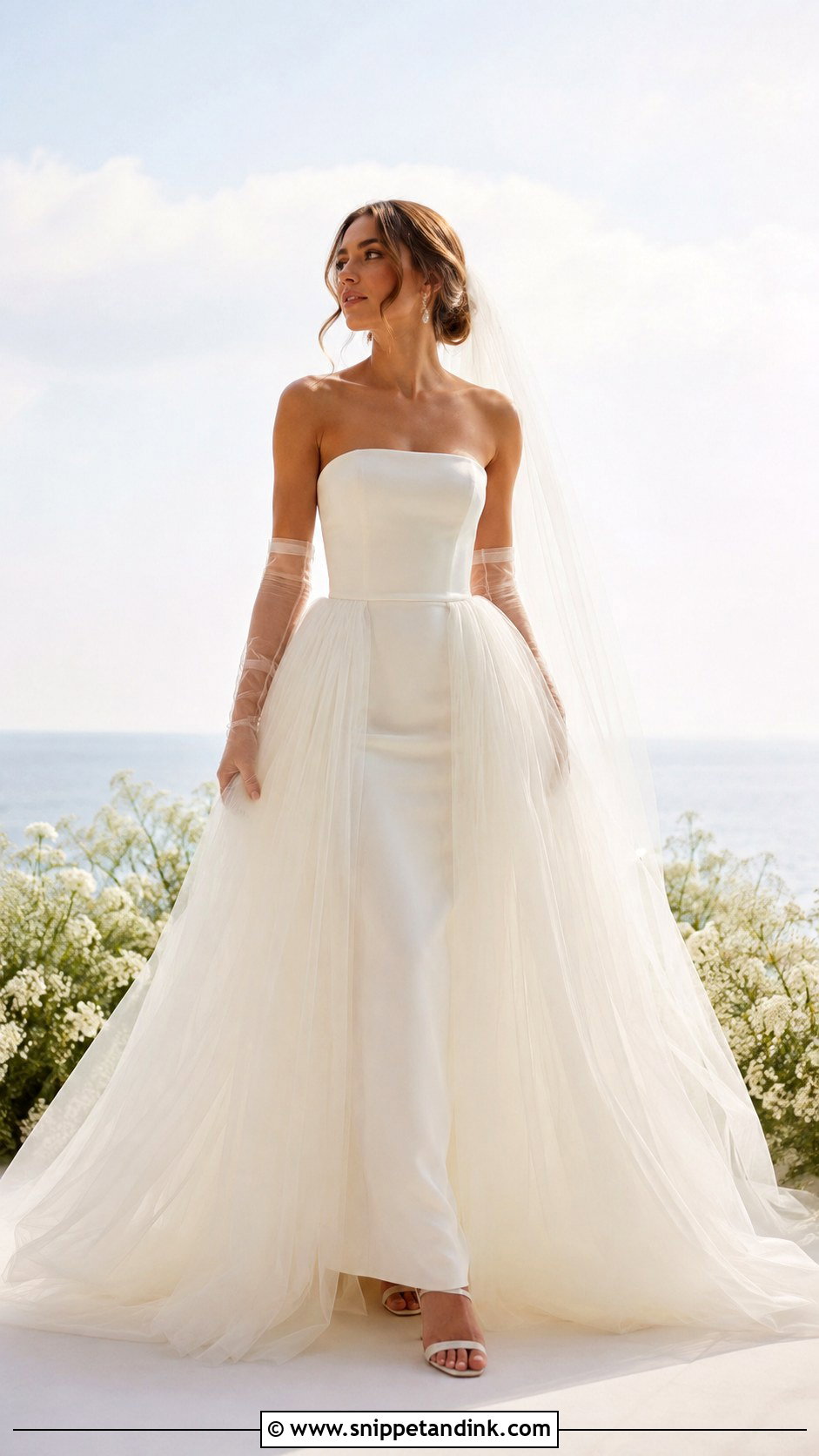 Tulle Wedding Dress With Detachable Overskirt - Snippet and Ink - 25 Wedding Dress with Overskirt Ideas