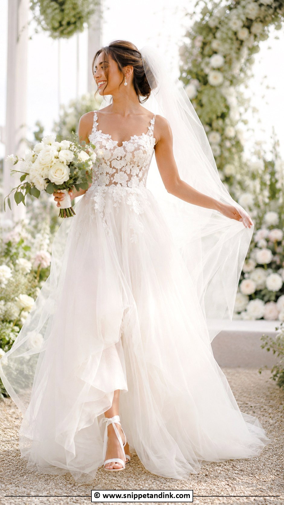 Tulle Wedding Dress With Straps - Snippet and Ink - 25 Wedding Dresses with Straps
