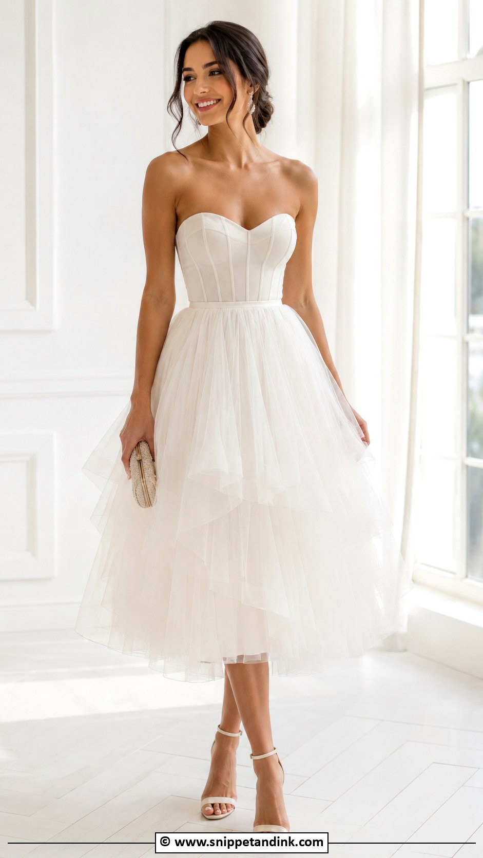 Tulle Wedding Frock - Snippet and Ink - 30 Wedding Frock Designs