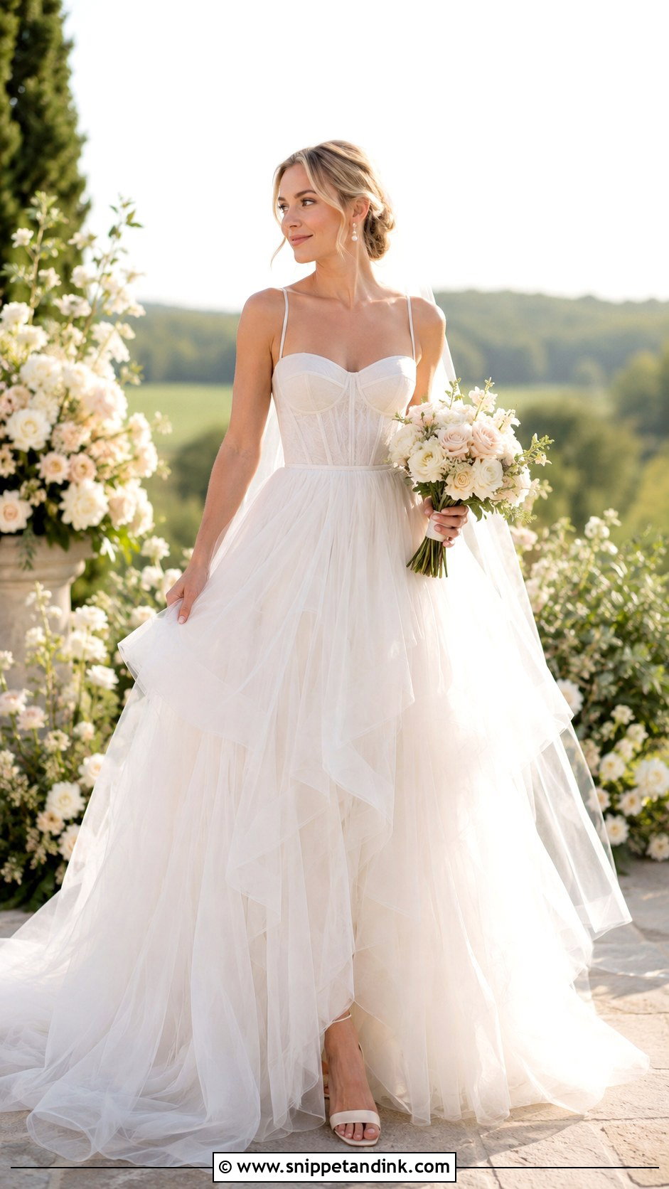 Tulle Wedding Gown - Snippet and Ink - 25 Wedding Gown Inspiration Ideas