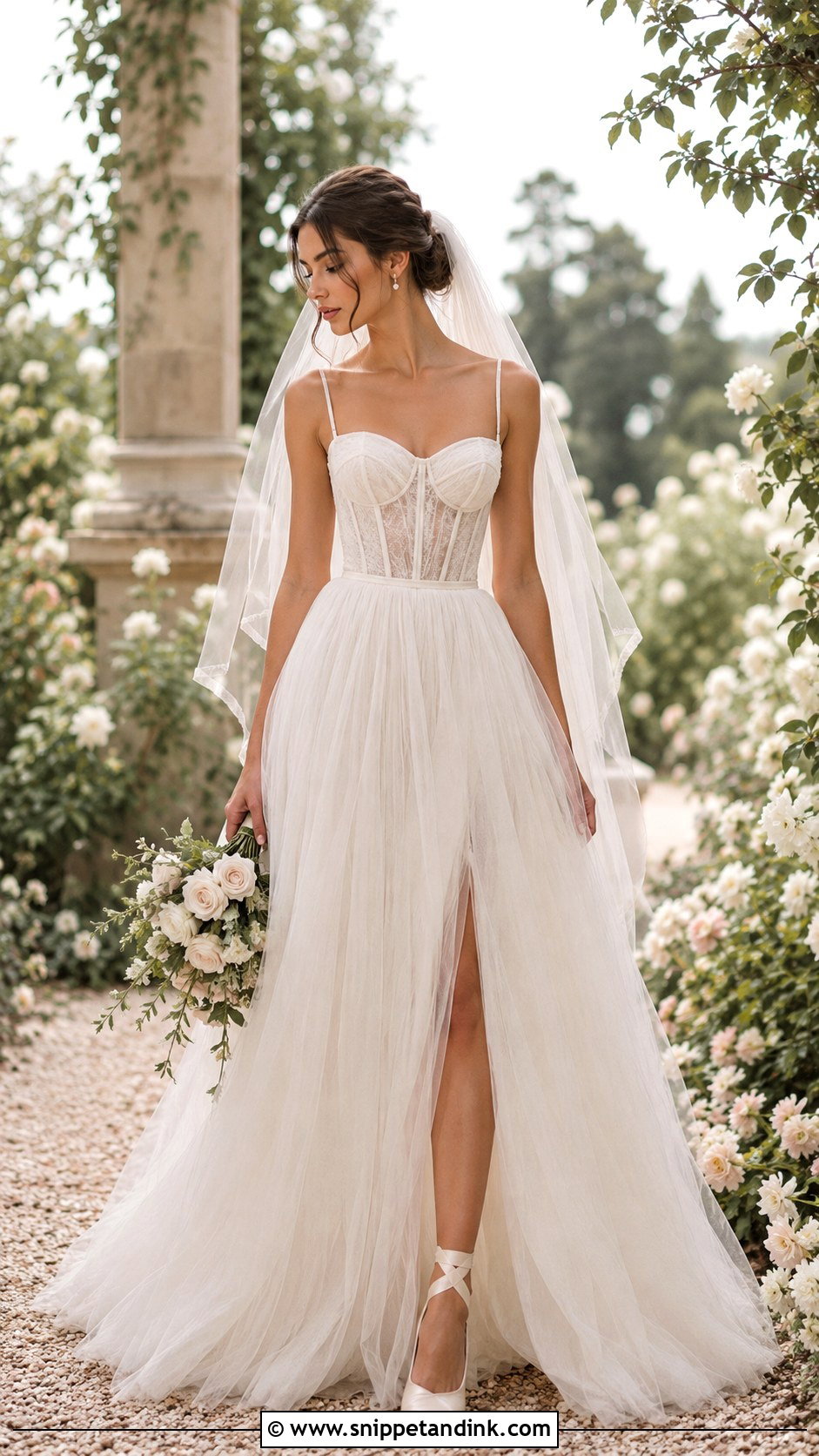 Tulle Wedding Gown - Snippet and Ink - 25 Wedding Gown Styles