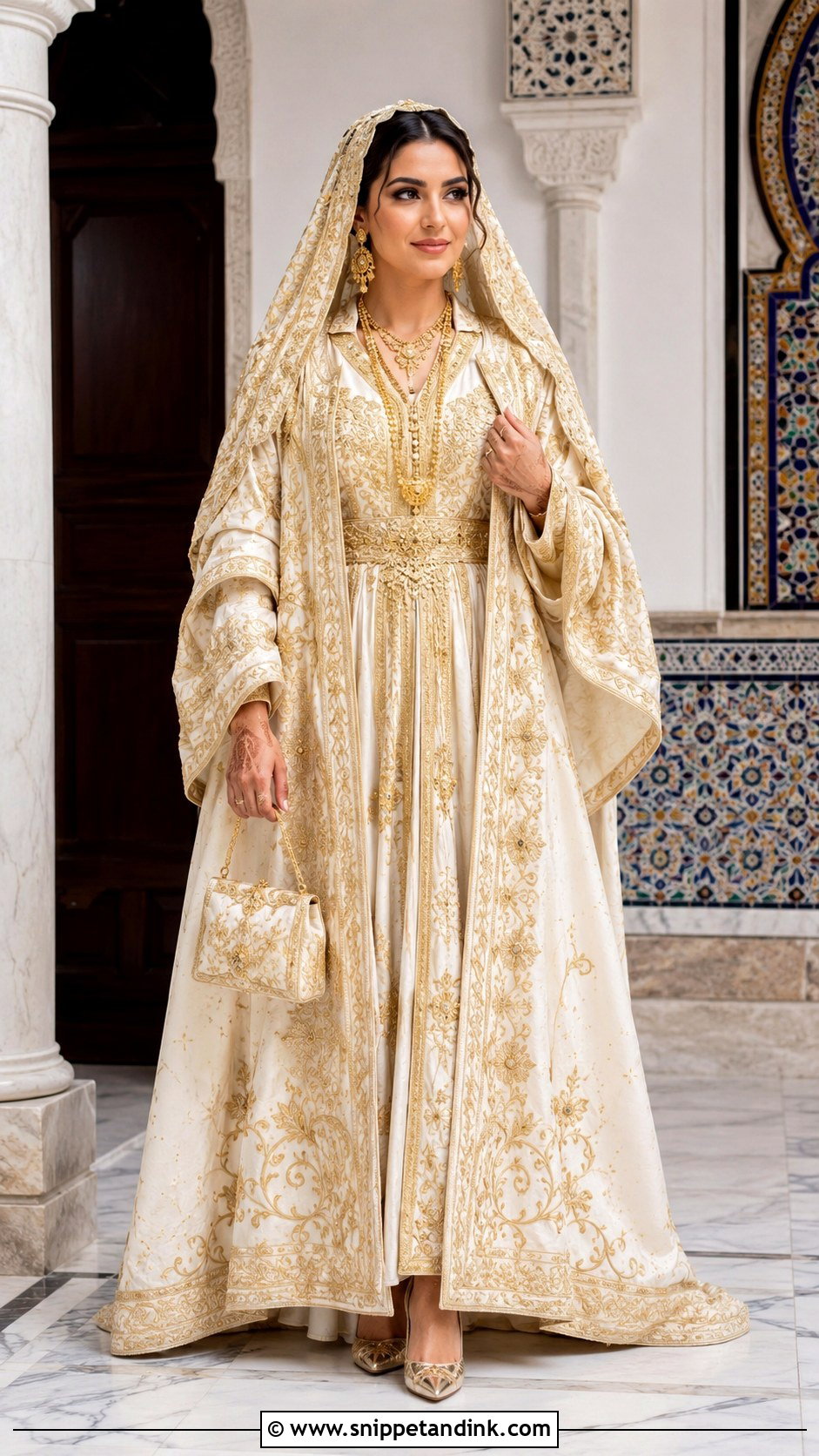 Tunisian Keswa Wedding Outfit - Snippet and Ink - 20 Traditional African Wedding Outfits