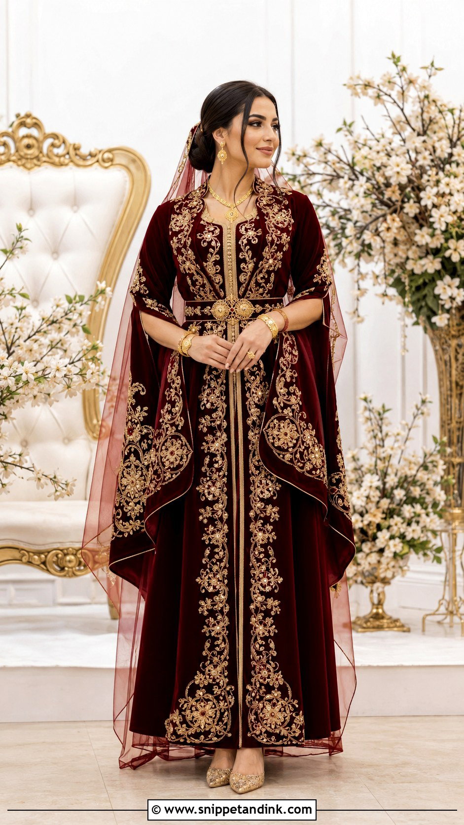 Turkish Bindalli Bride - Snippet and Ink - 25 Bride Traditional Outfit Ideas