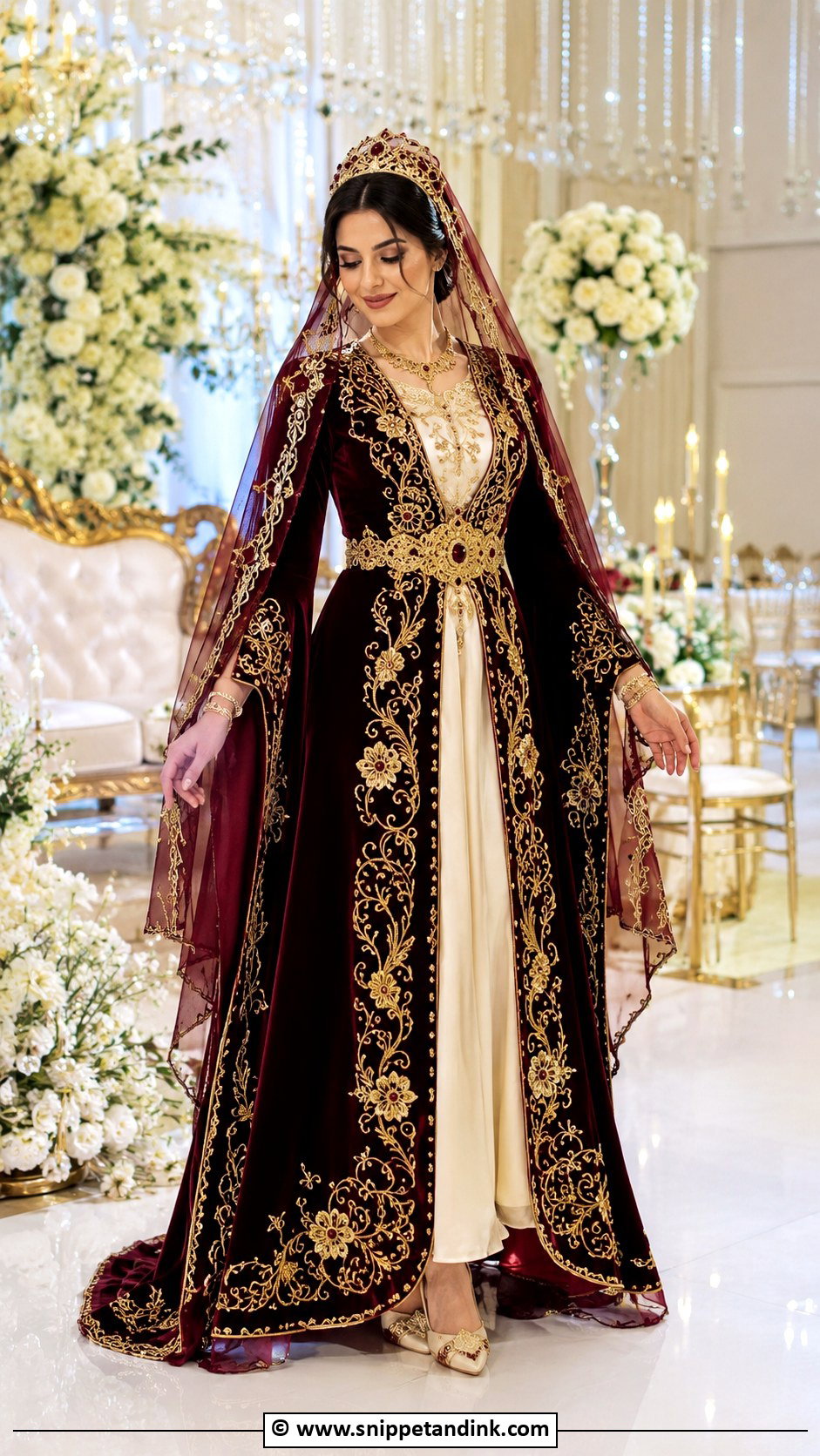 Turkish Bindalli Wedding Attire - Snippet and Ink - 35 Traditional Wedding Attire Ideas
