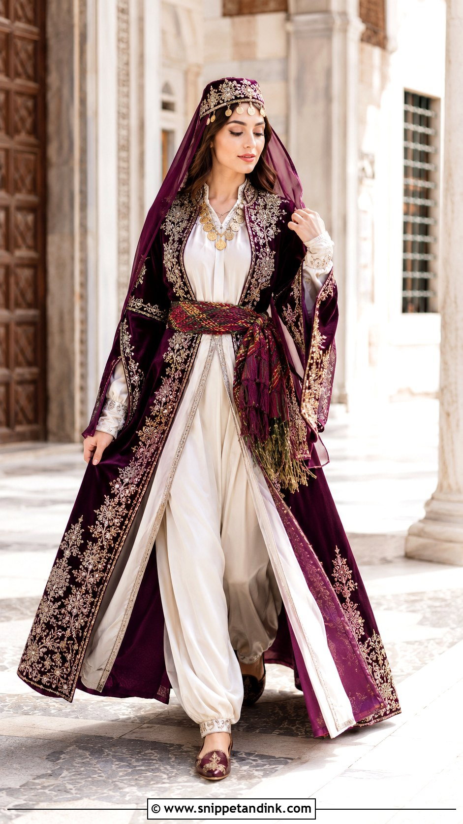 Turkish Etek Bridal Outfit - Snippet and Ink - 20 Traditional Turkish Wedding Dress Ideas
