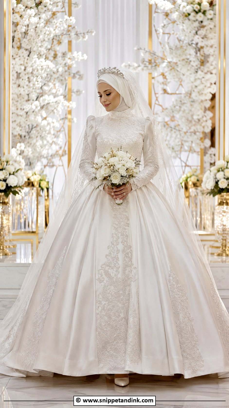 Turkish Hijabi Wedding Dress - Snippet and Ink - 30 Hijabi Wedding Dress Ideas