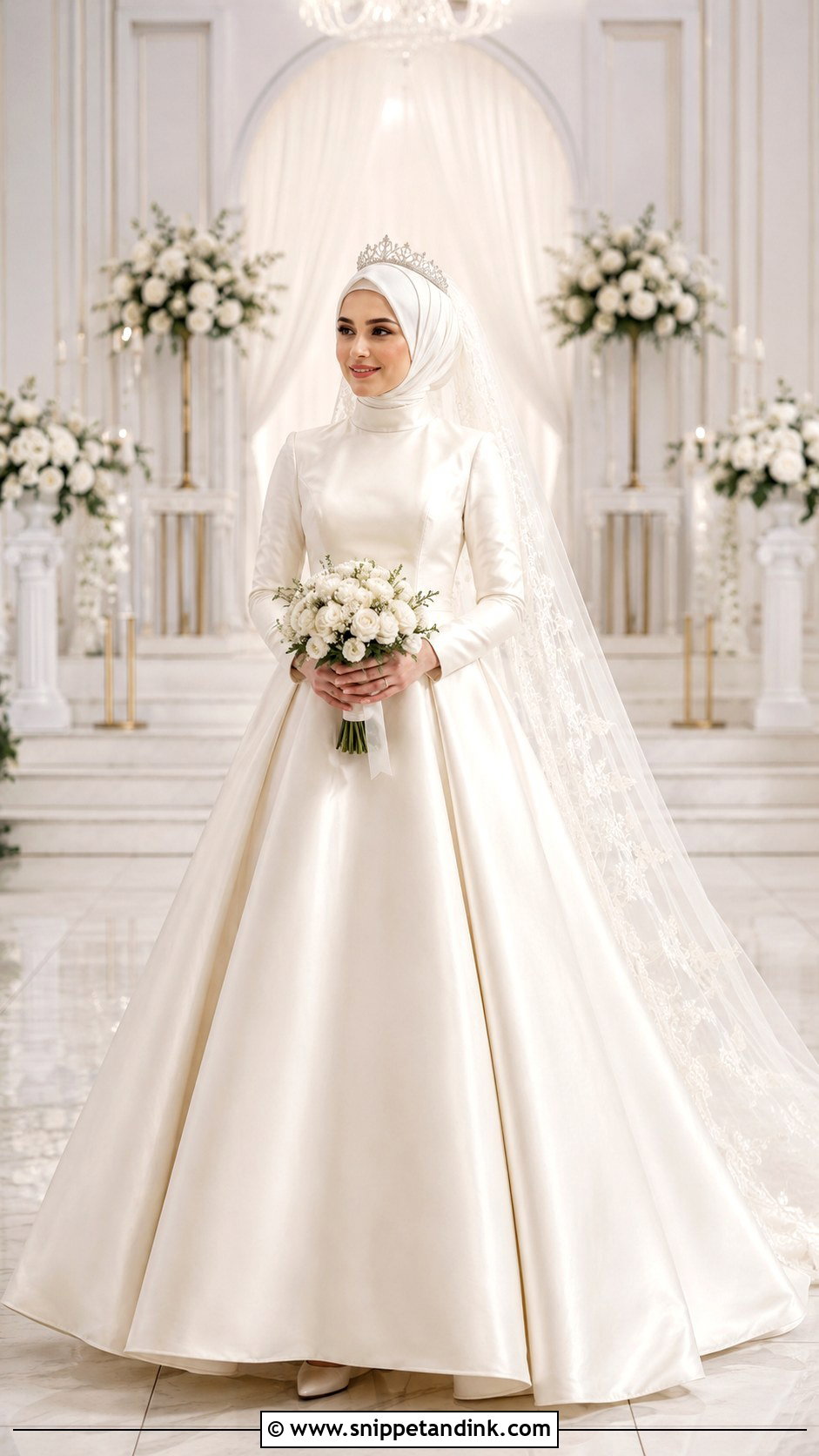 Turkish Muslim Bridal Dress - Snippet and Ink - 30 Muslim Bridal Dress Ideas