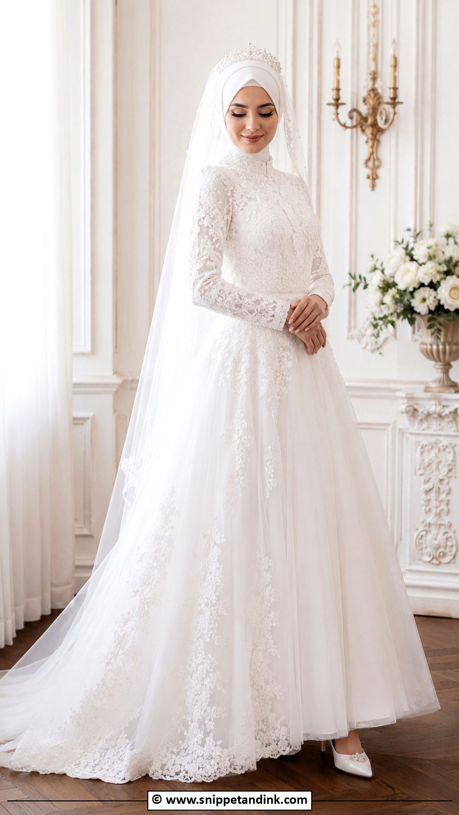 Turkish Muslim Wedding Dress - Snippet and Ink - 30 Muslim Wedding Dresses