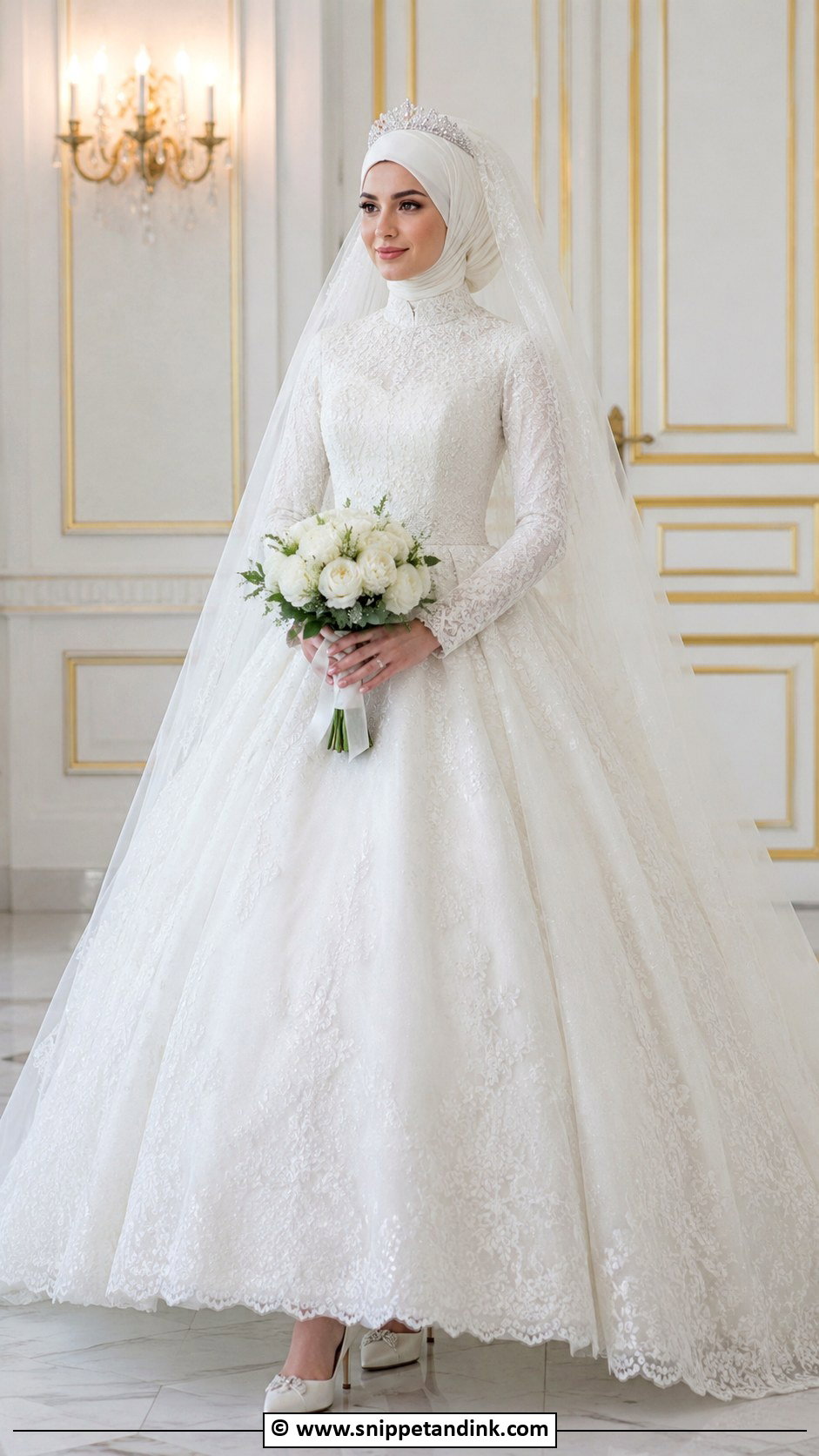Turkish Muslim Wedding Gown - Snippet and Ink - 30 Muslim Wedding Gown Ideas