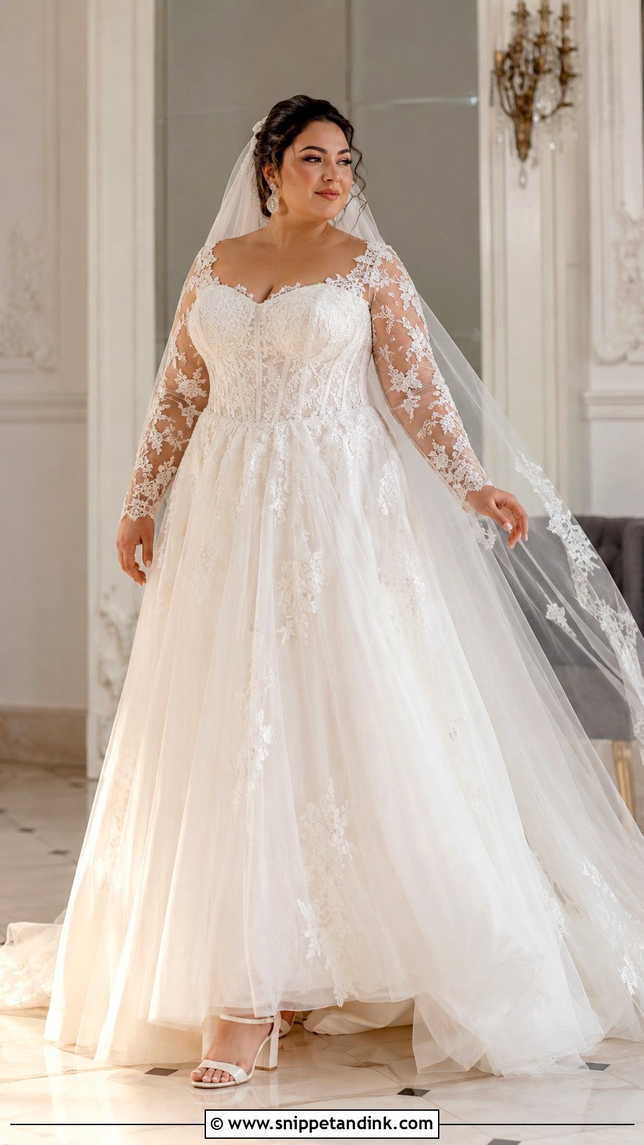 Turkish Plus Size Wedding Dress With Supportive Bodice - Snippet and Ink - 25 Turkey Wedding Dress Ideas