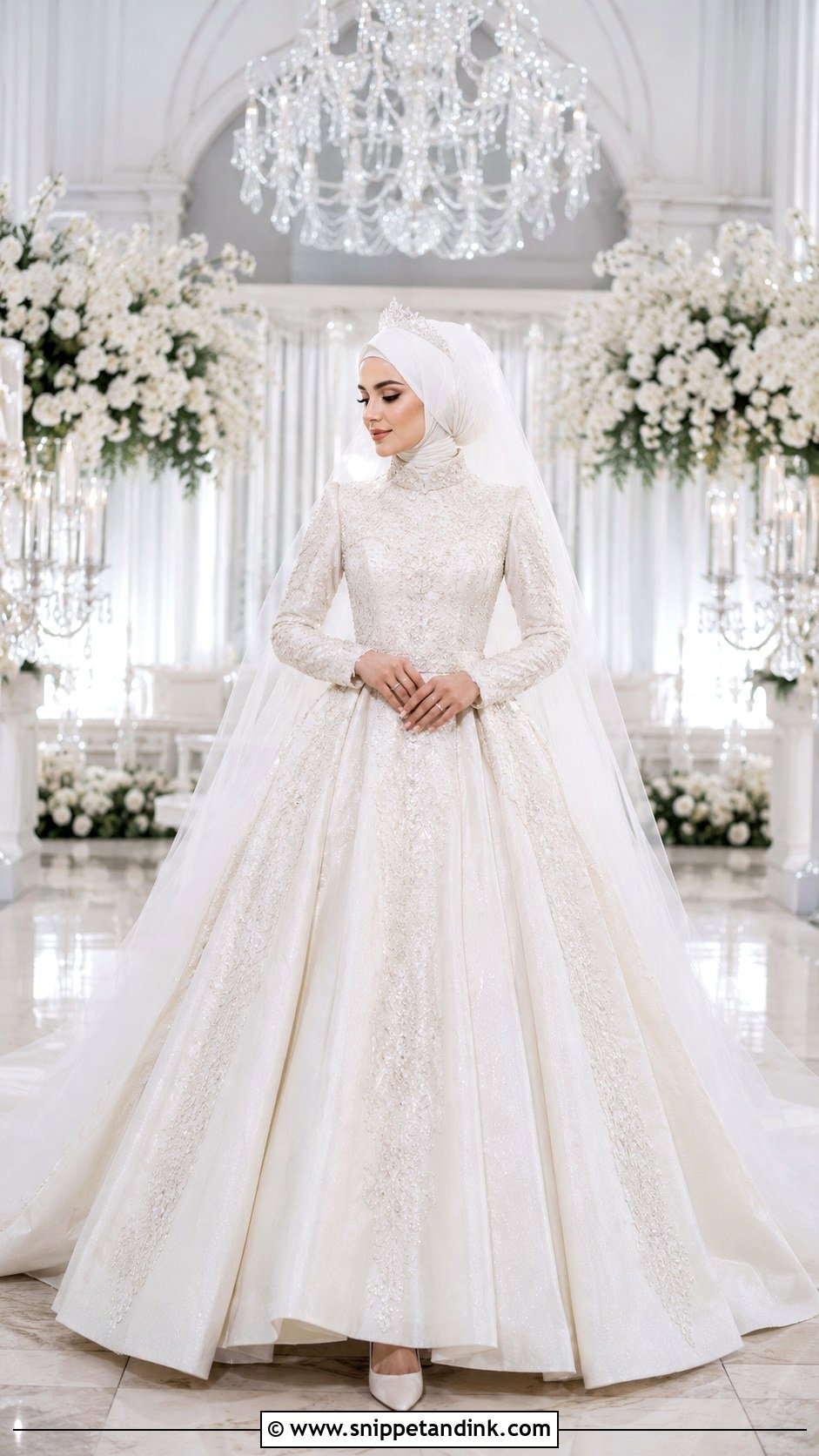 Turkish Wedding Dress with Hijab - Snippet and Ink - 20 Wedding Dress with Hijab Ideas