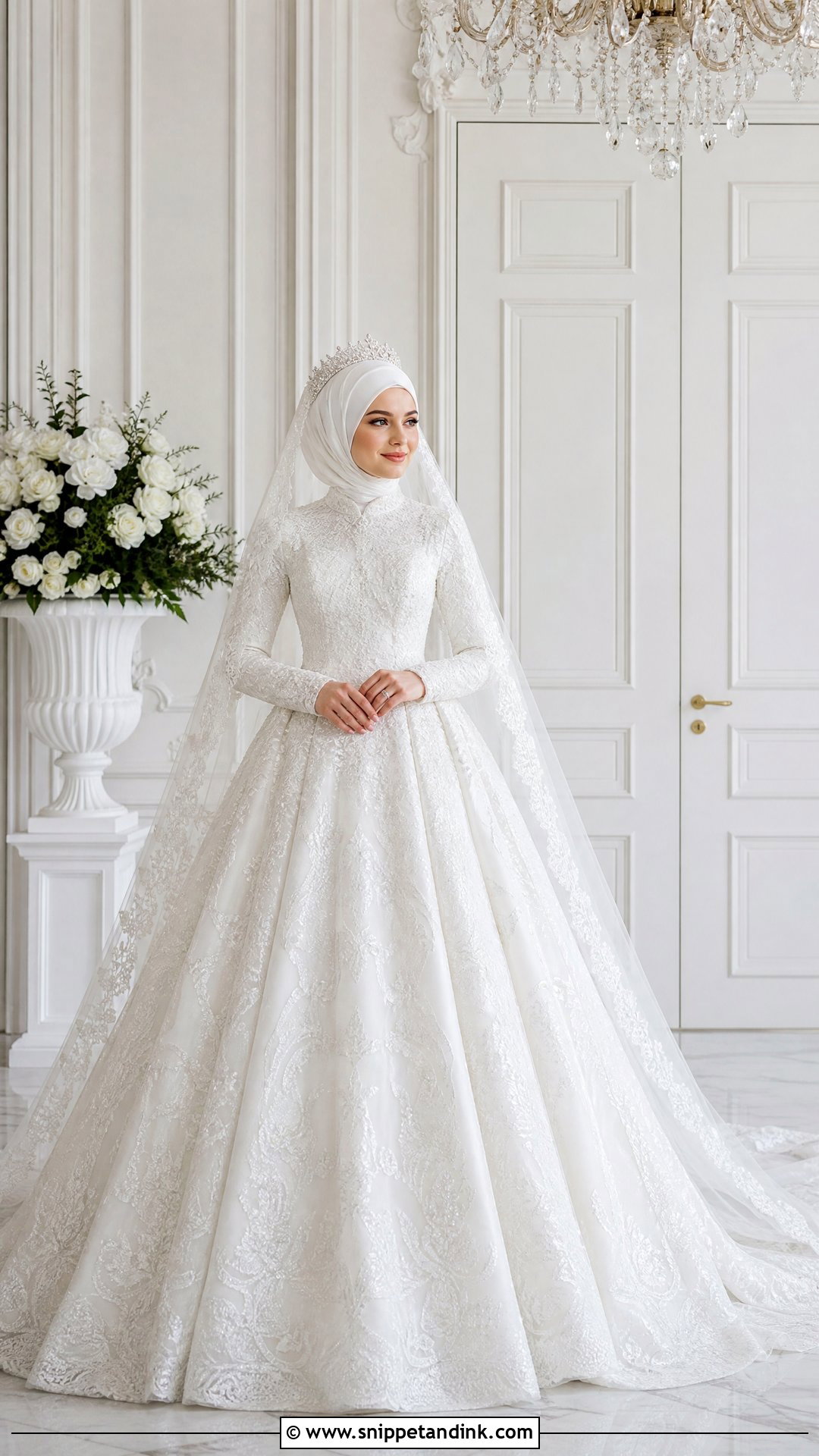 Turkish Wedding Gown Hijab - Snippet and Ink - 25 Wedding Gown Hijab Ideas