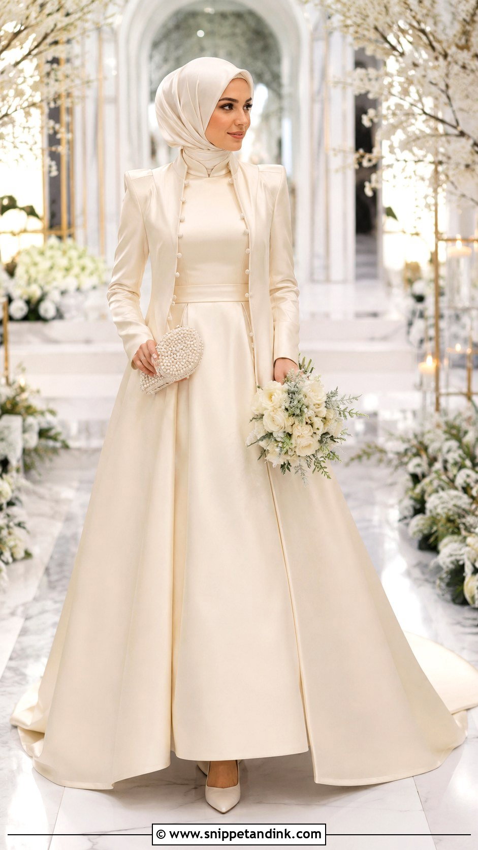 Turkish Winter Muslim Wedding Dress - Snippet and Ink - 25 Turkish Muslim Wedding Dress Ideas
