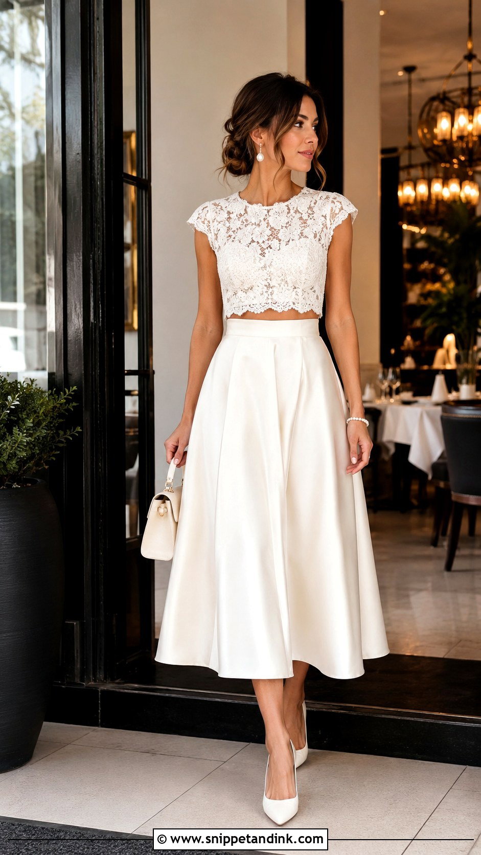 Turn Your Wedding Dress Into a Two Piece Set - Snippet and Ink - 20 What to Do with Wedding Dress Ideas