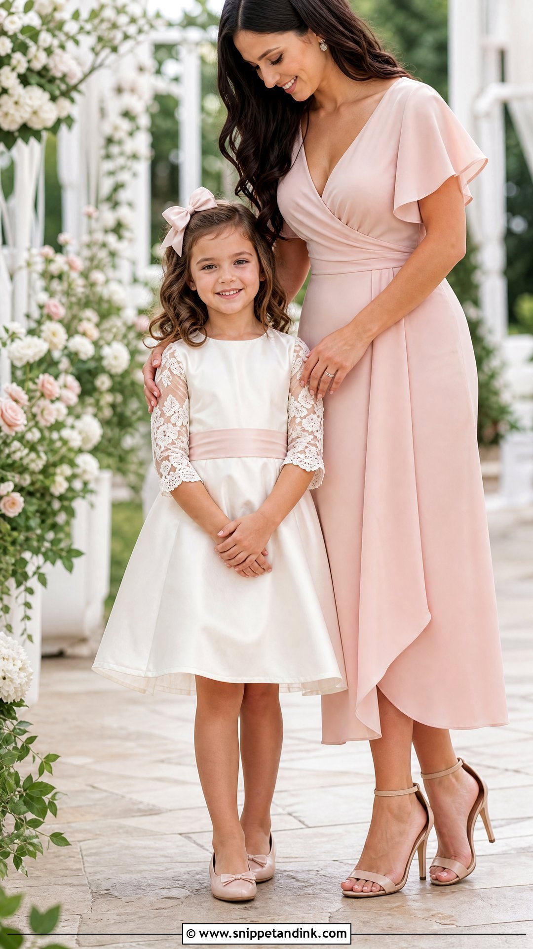 Turn a Wedding Dress Into a Flower Girl Dress - Snippet and Ink - 20 Recycle Wedding Dress Ideas