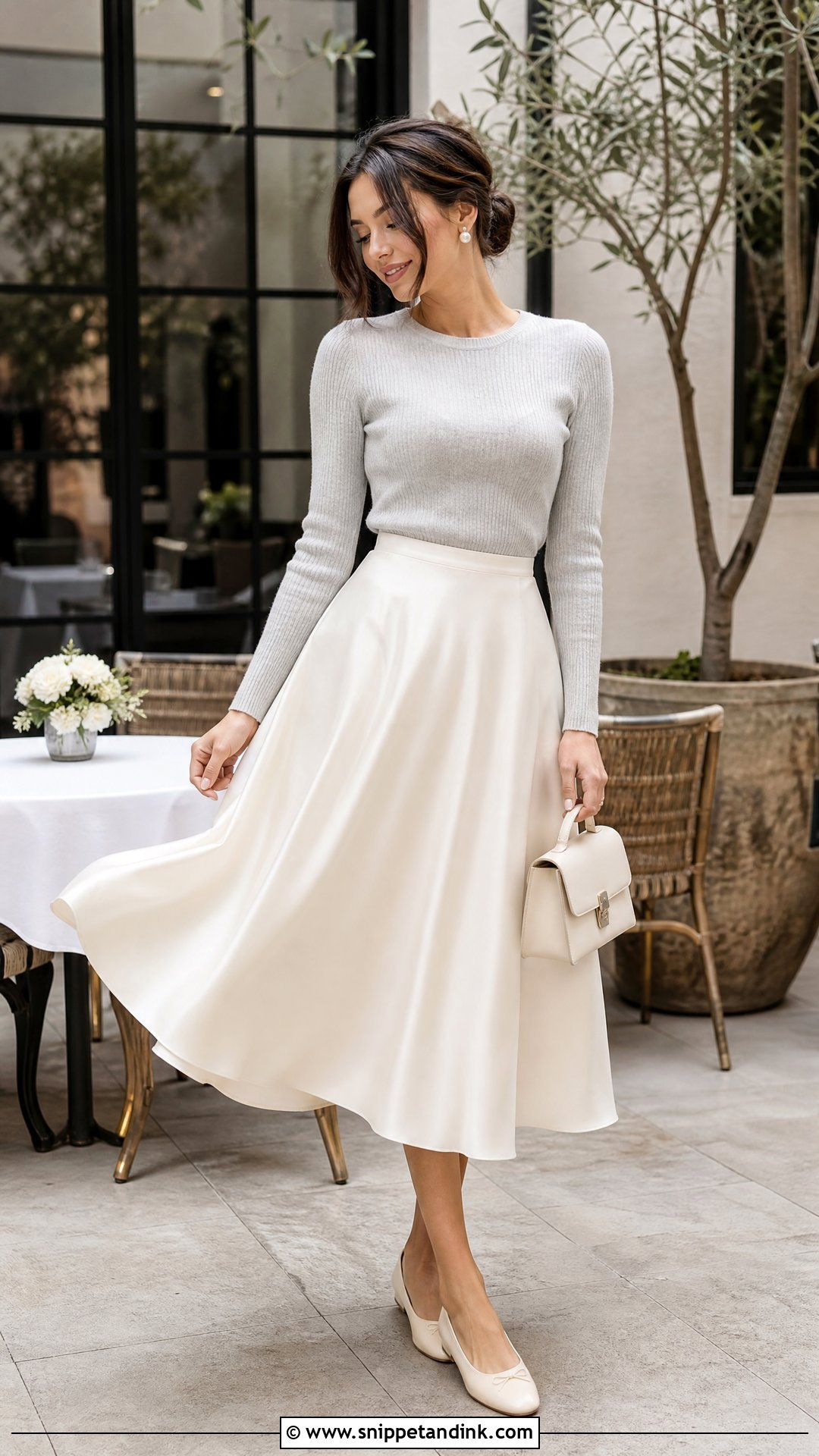 Turn a Wedding Dress Skirt Into a Midi Skirt Outfit - Snippet and Ink - 20 Recycle Wedding Dress Ideas