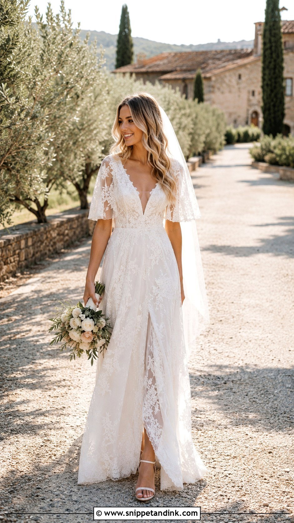 Tuscany Boho Wedding Dress - Snippet and Ink - 25 Tuscany Wedding Dress Ideas