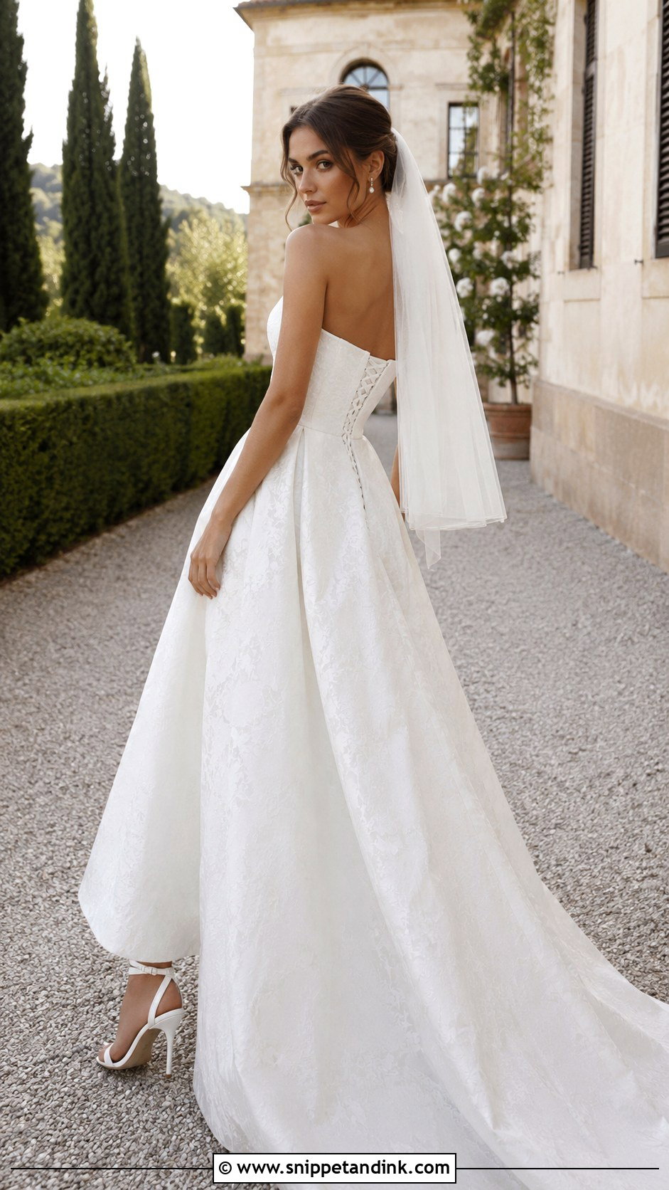Tuscany Corset Wedding Dress - Snippet and Ink - 25 Tuscany Wedding Dress Ideas