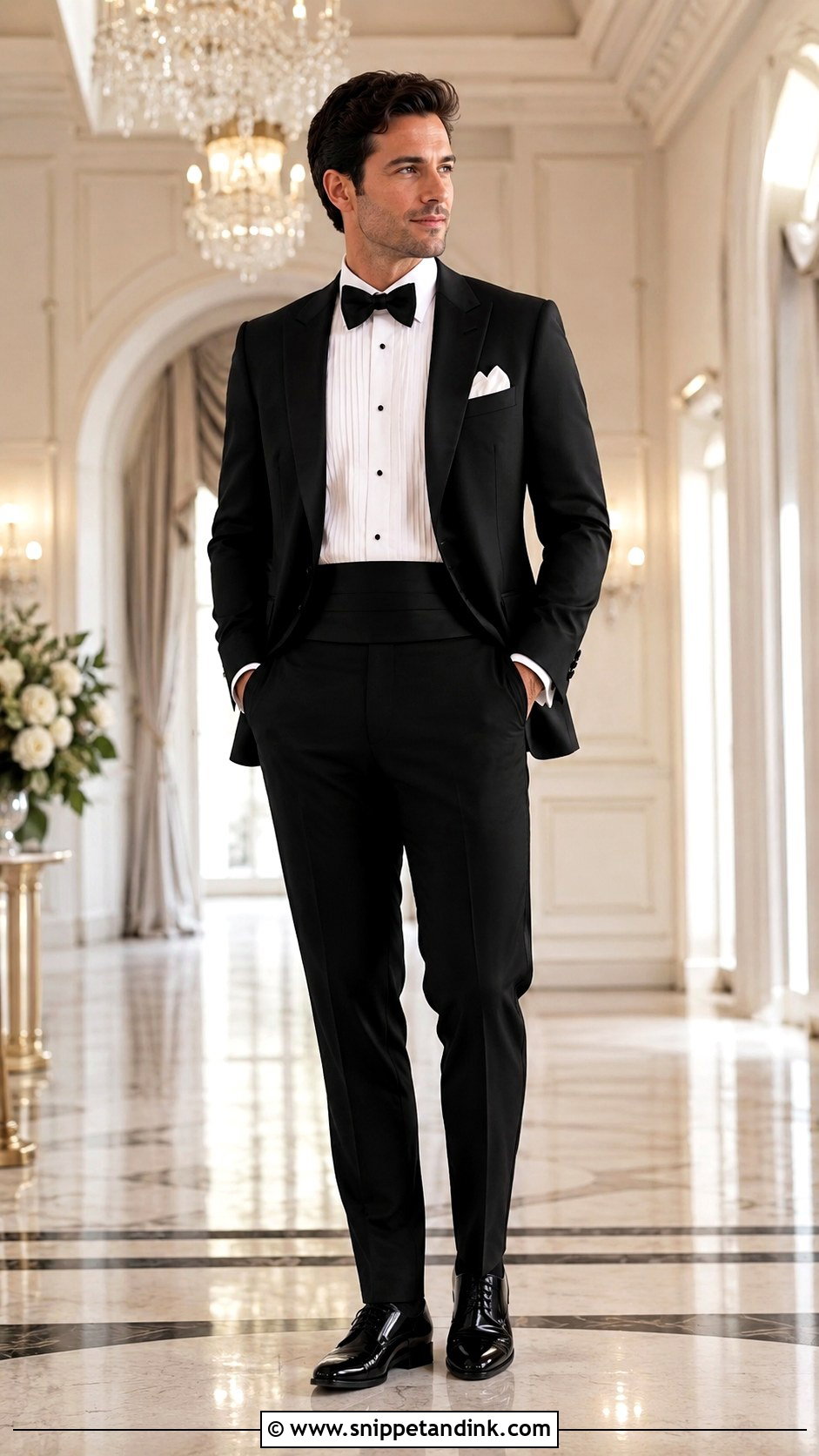 Tux With Pleated Shirt - Snippet and Ink - 30 Wedding Tux Ideas